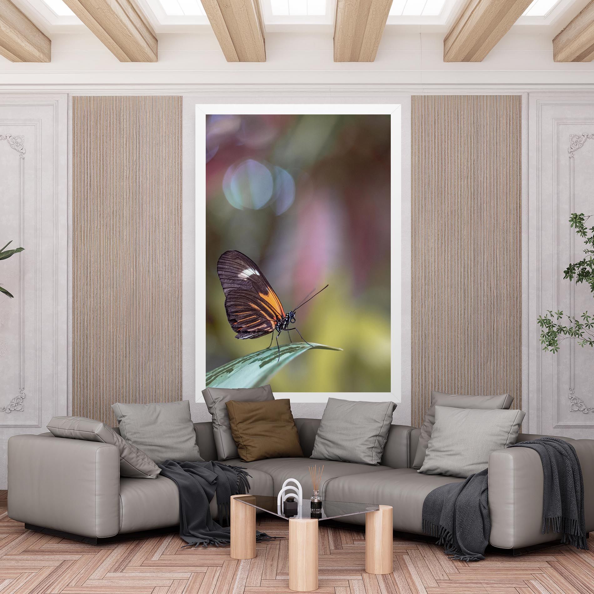 Dark Purple Butterfly mockup 6