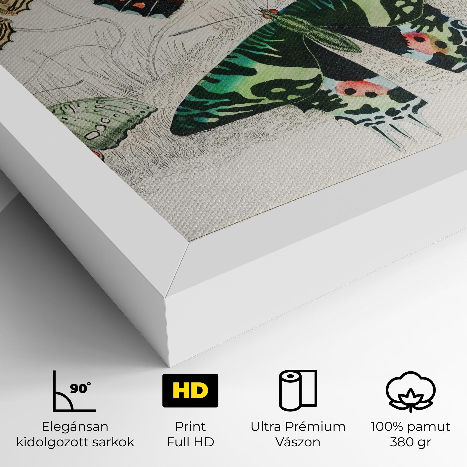 Vászonkép Butterfly Art mockup 4