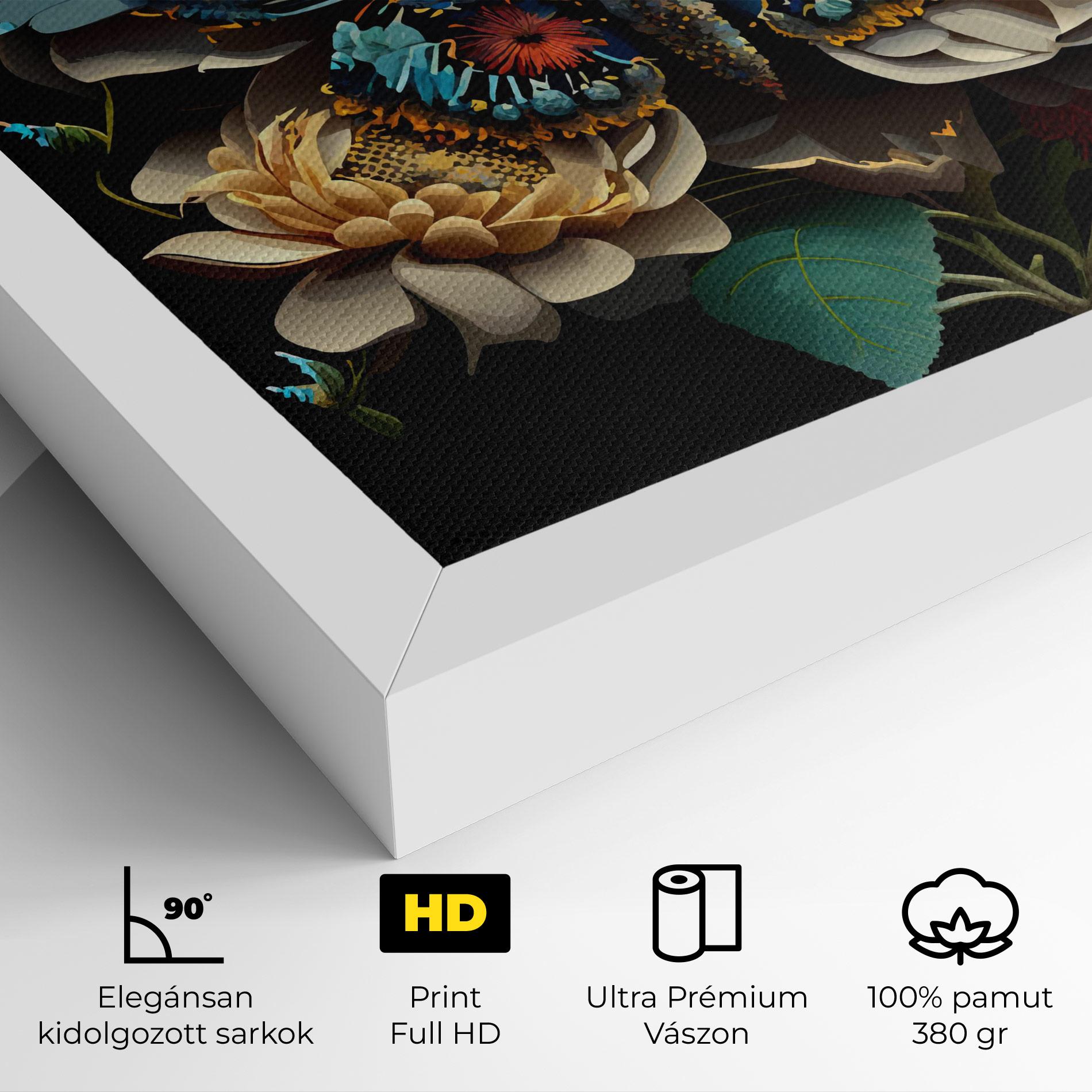 Vászonkép Colorful Butterfly mockup 4