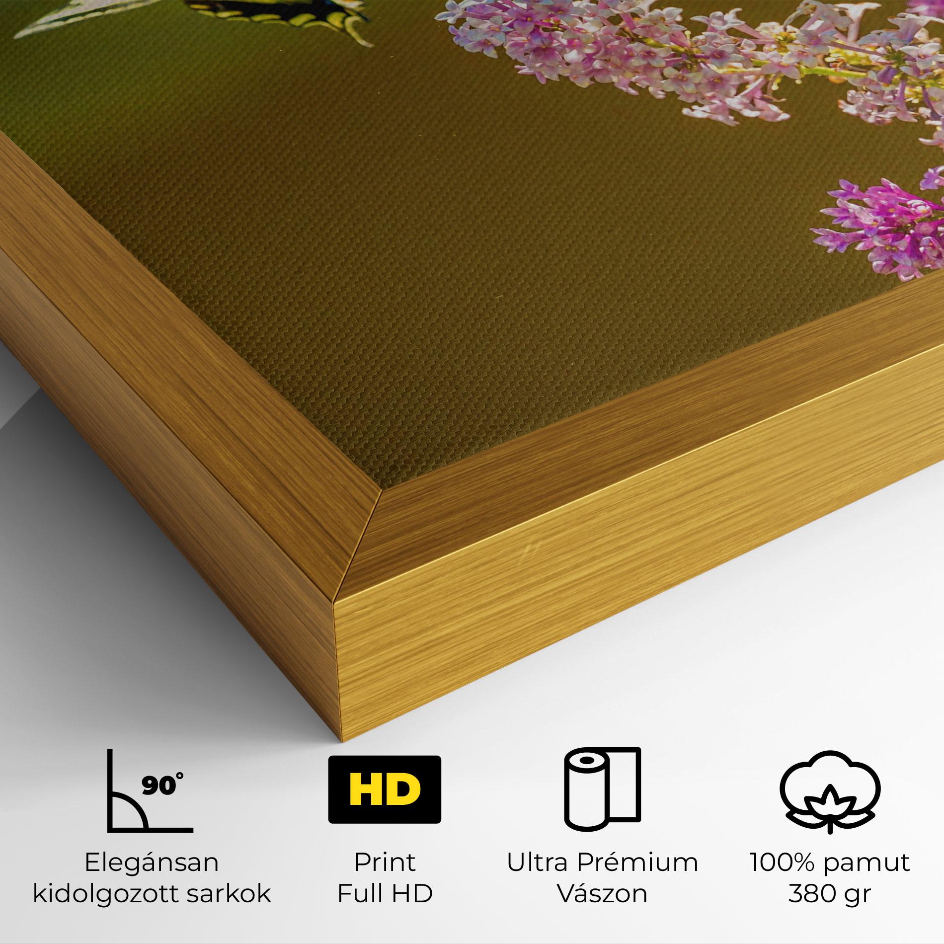 Vászonkép 3 Yellow Butterflies mockup 4