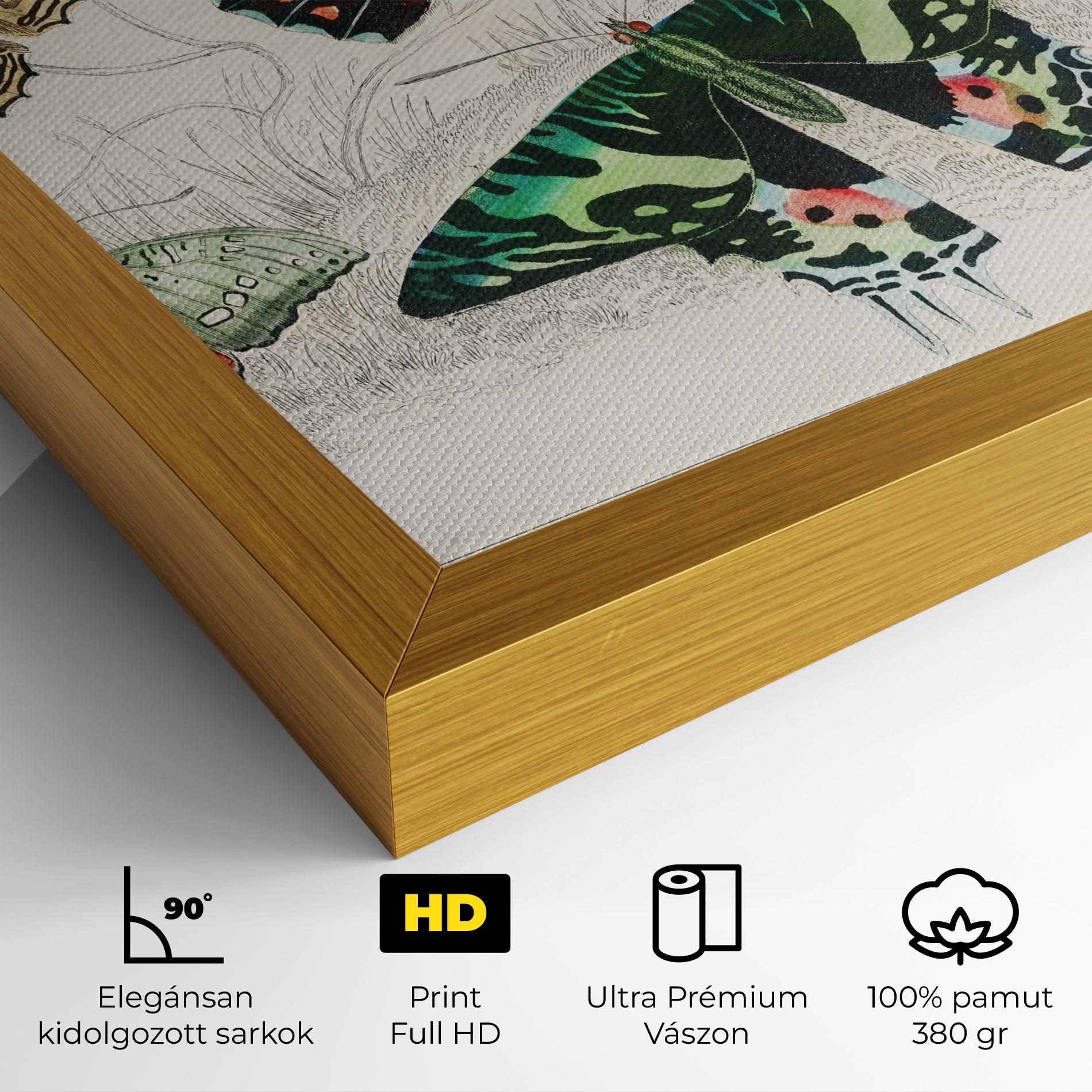 Vászonkép Butterfly Art mockup 4