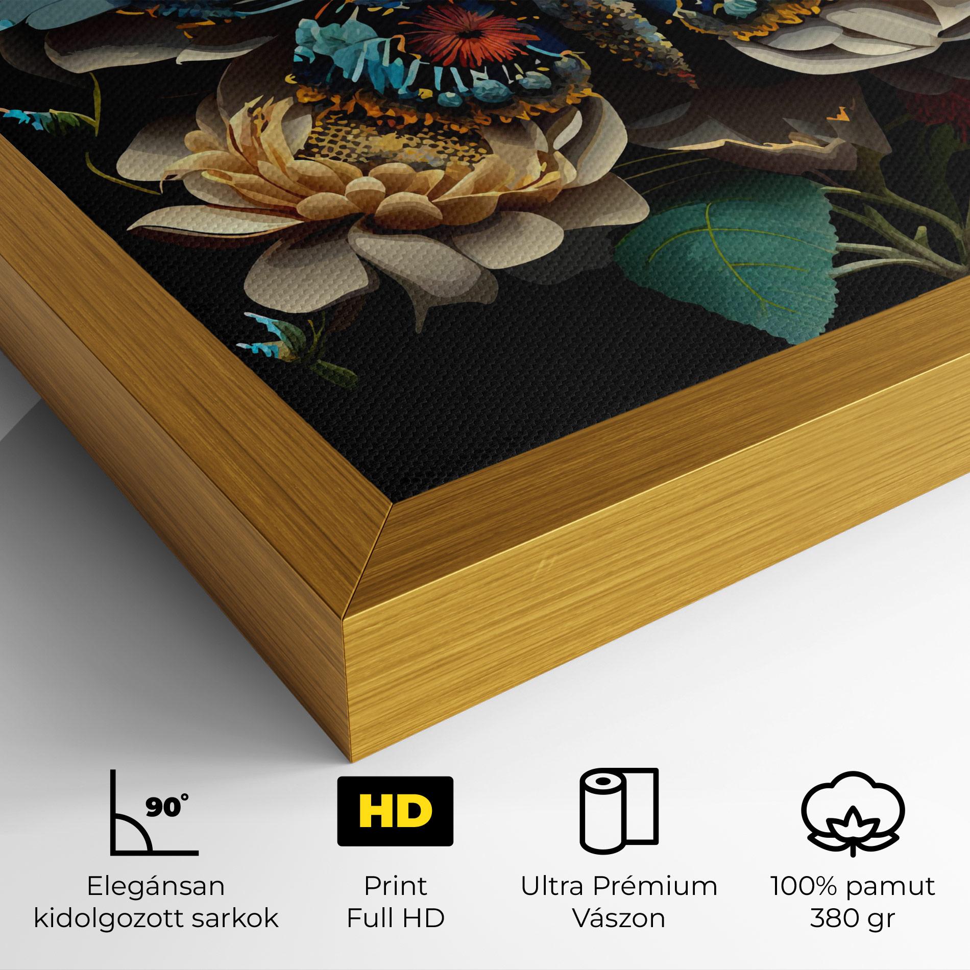Vászonkép Colorful Butterfly mockup 4