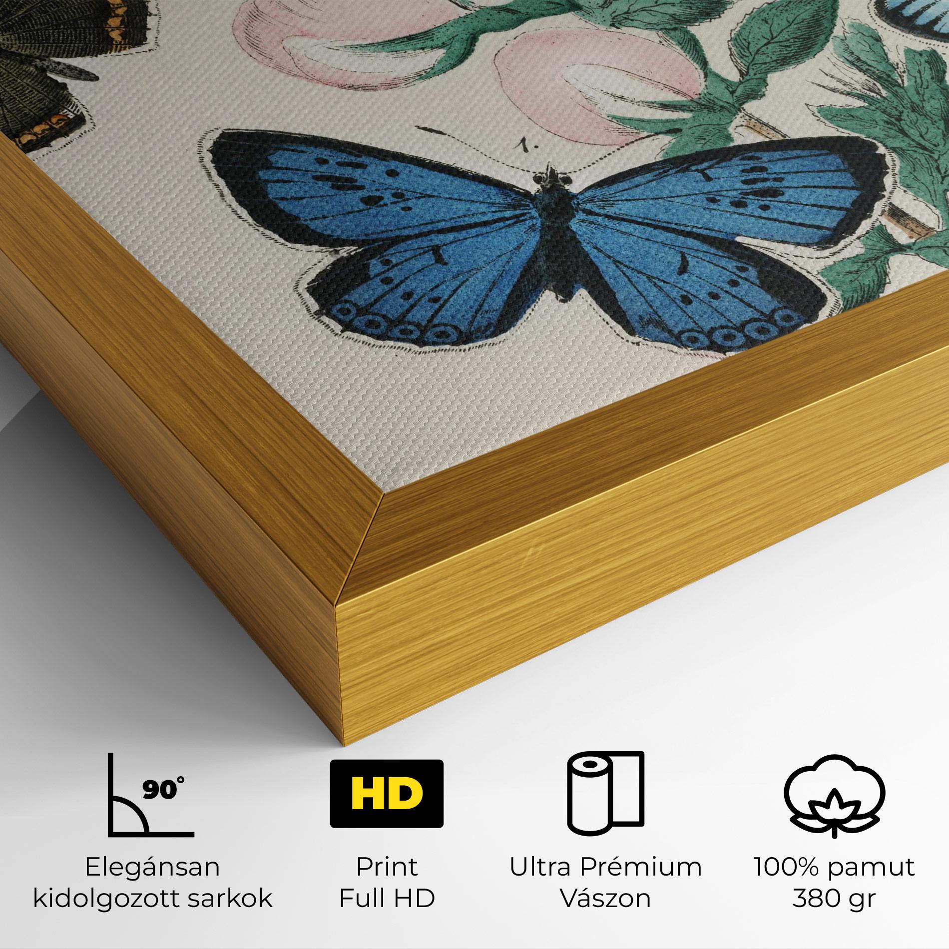 Vászonkép Moving Butterflies mockup 4