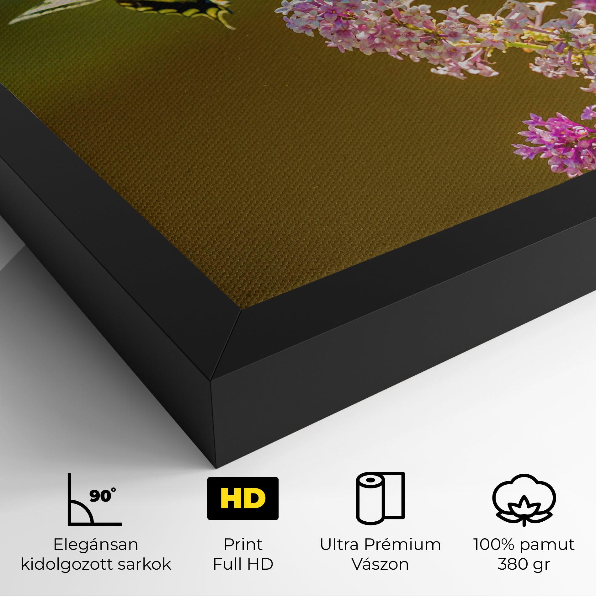 Vászonkép 3 Yellow Butterflies mockup 4