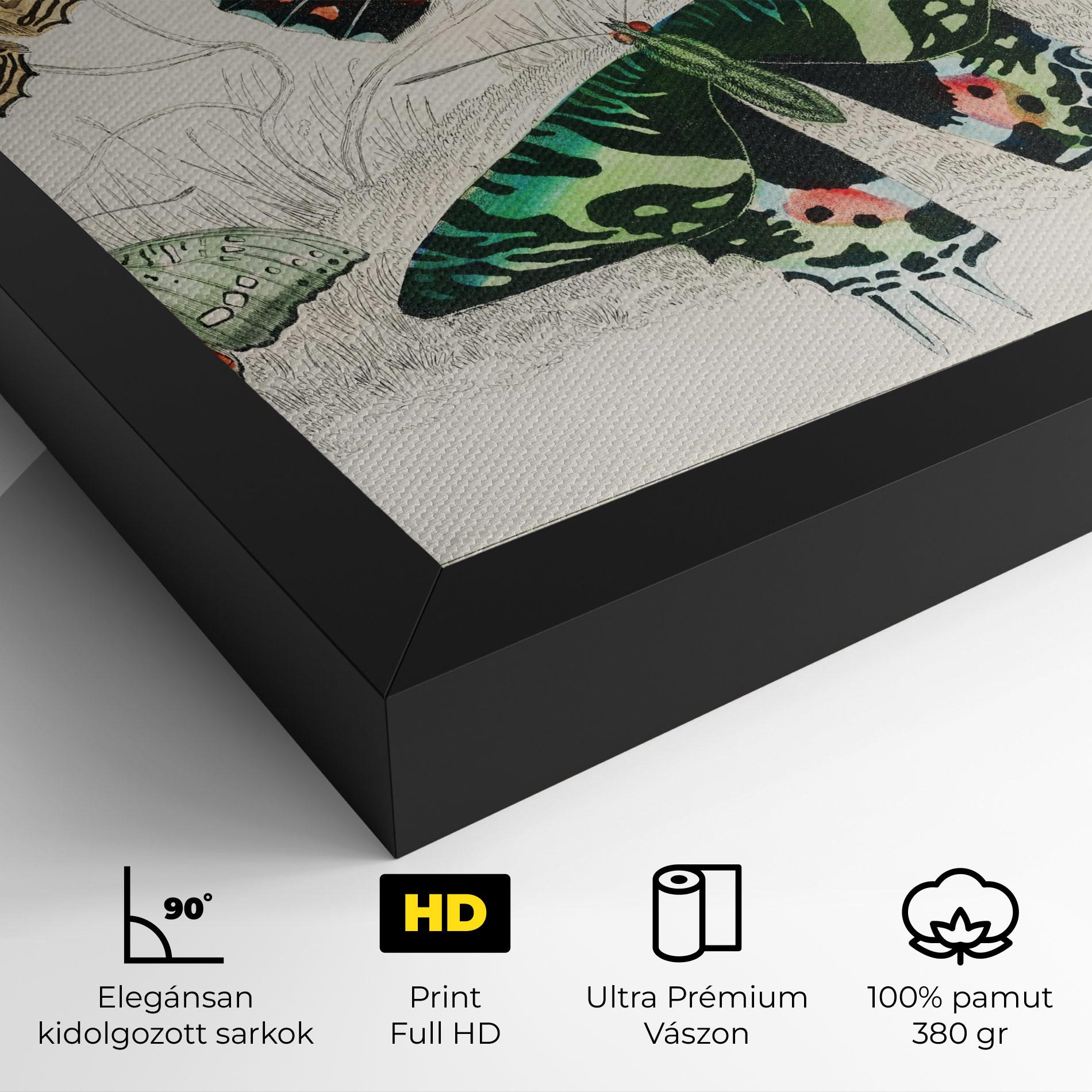 Vászonkép Butterfly Art mockup 4