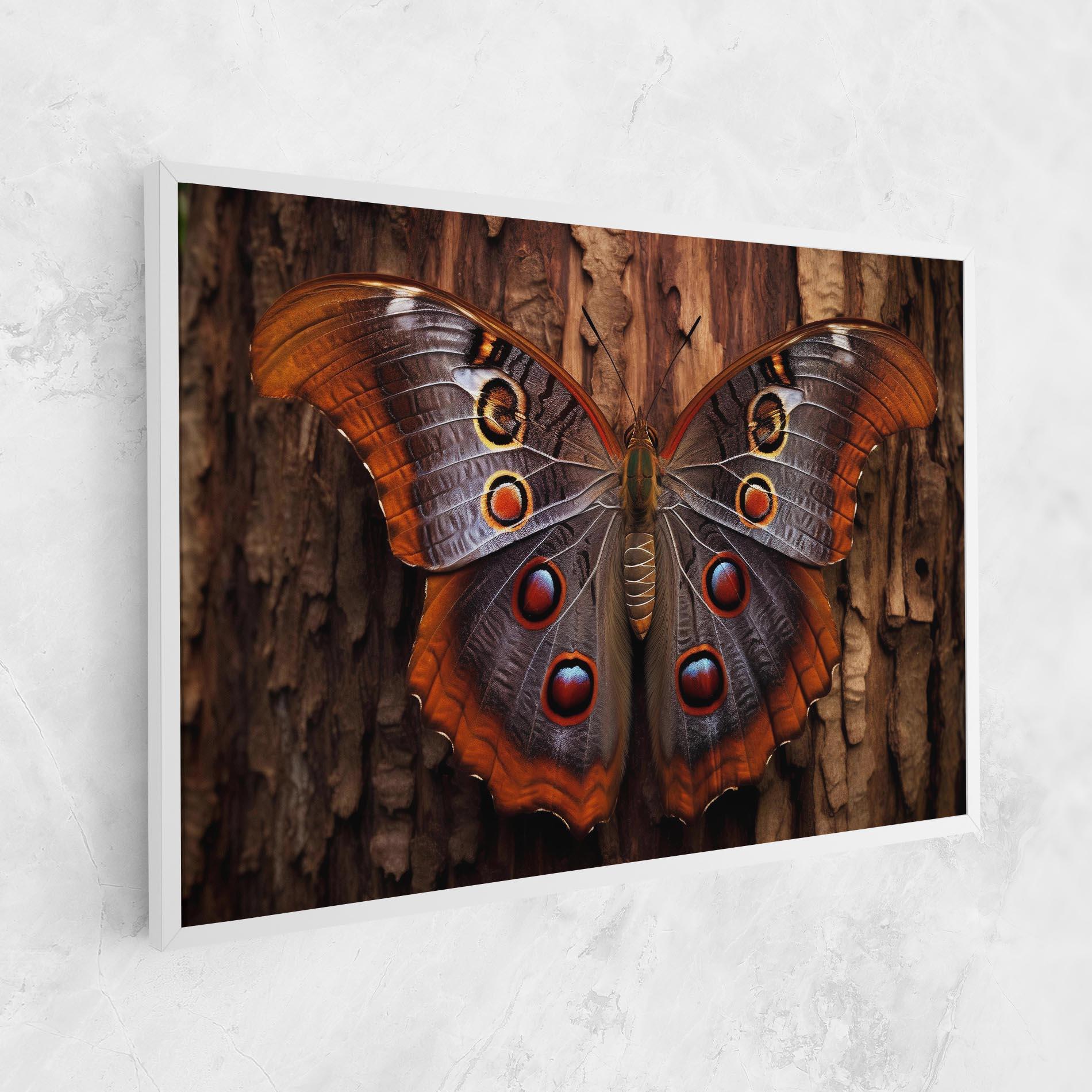 Vászonkép Brown Eyes Butterfly mockup 1