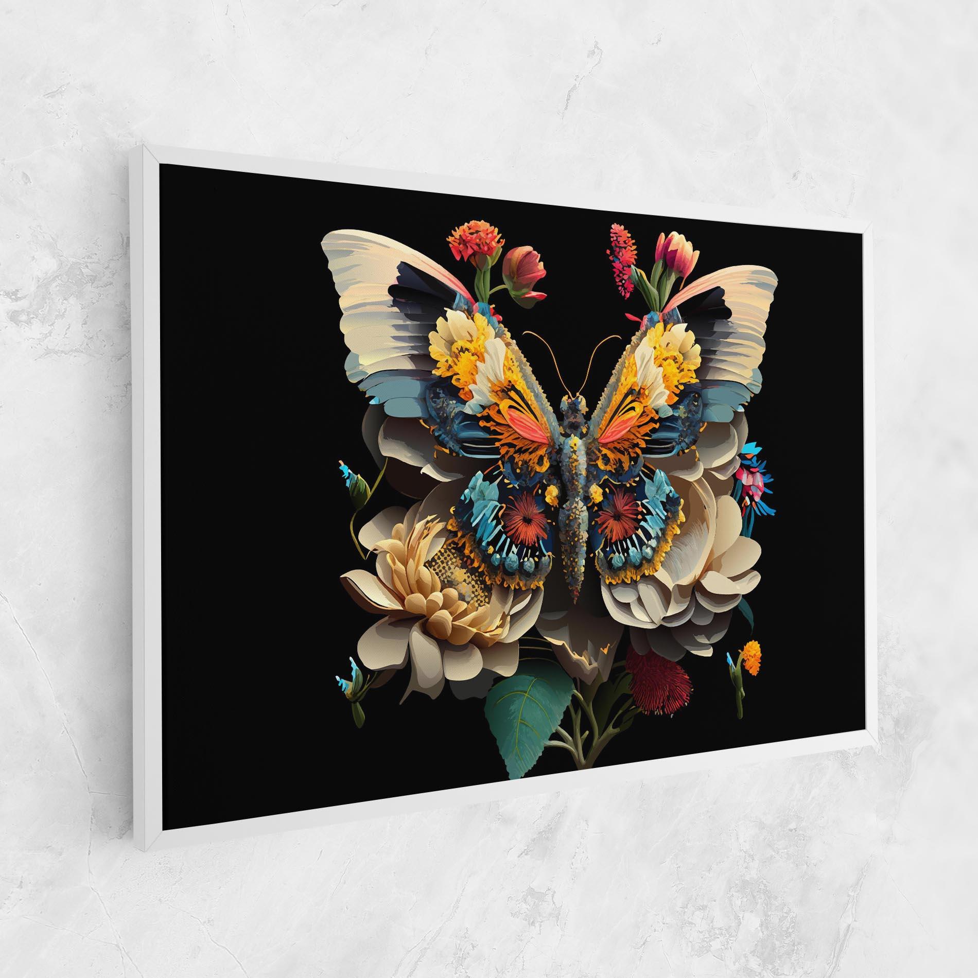 Vászonkép Colorful Butterfly mockup 1