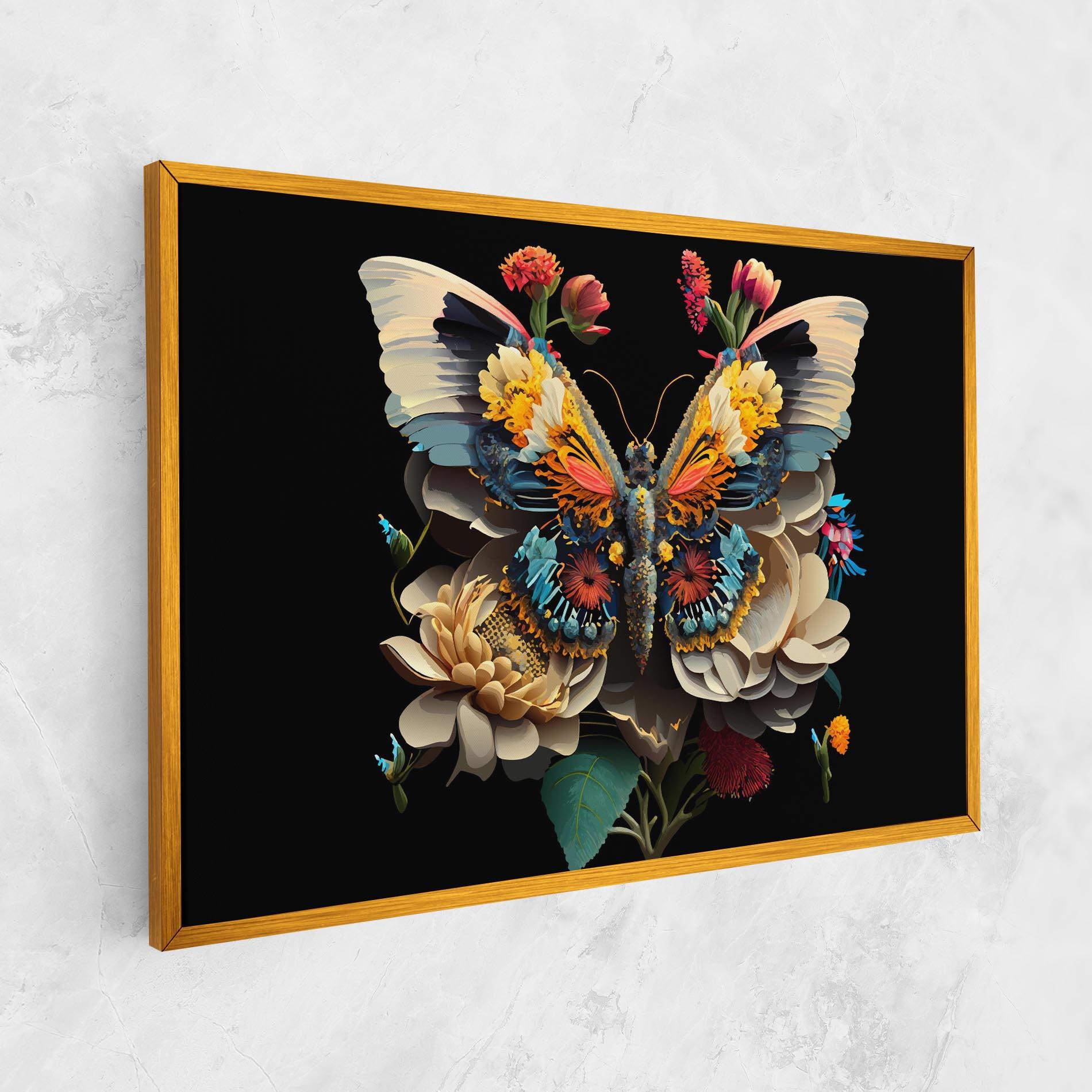 Vászonkép Colorful Butterfly mockup 1
