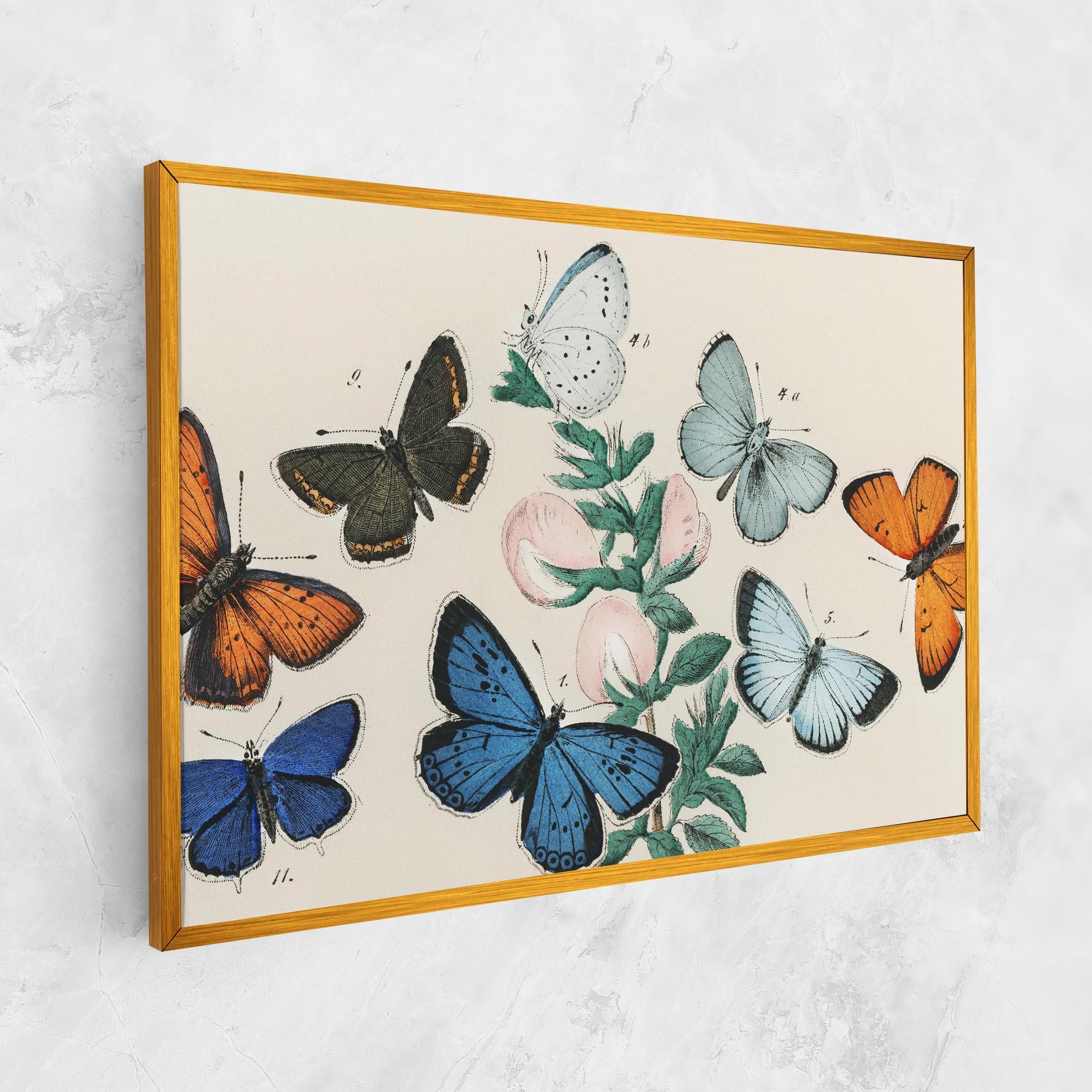 Vászonkép Moving Butterflies mockup 1