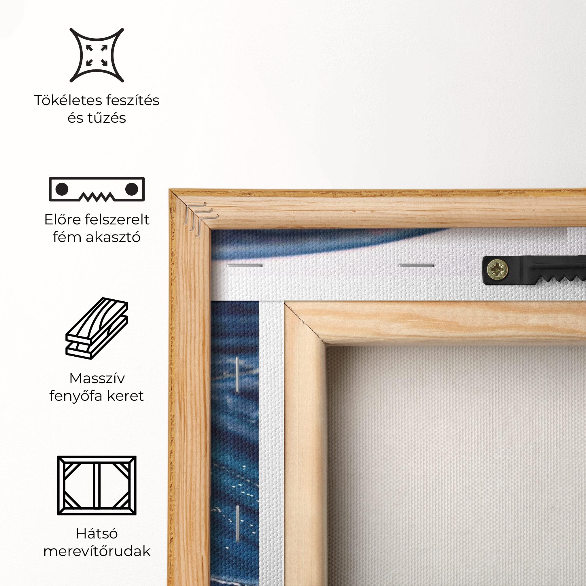 Vászonkép Blue Butterfly mockup 5