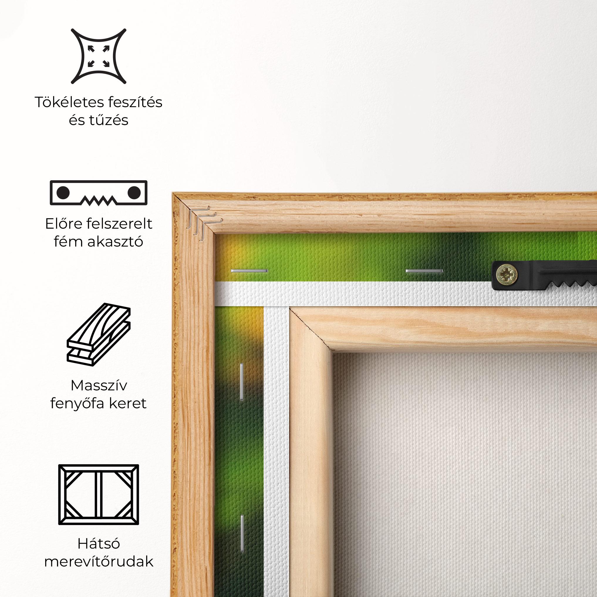 Vászonkép Butterfly On Flower mockup 5