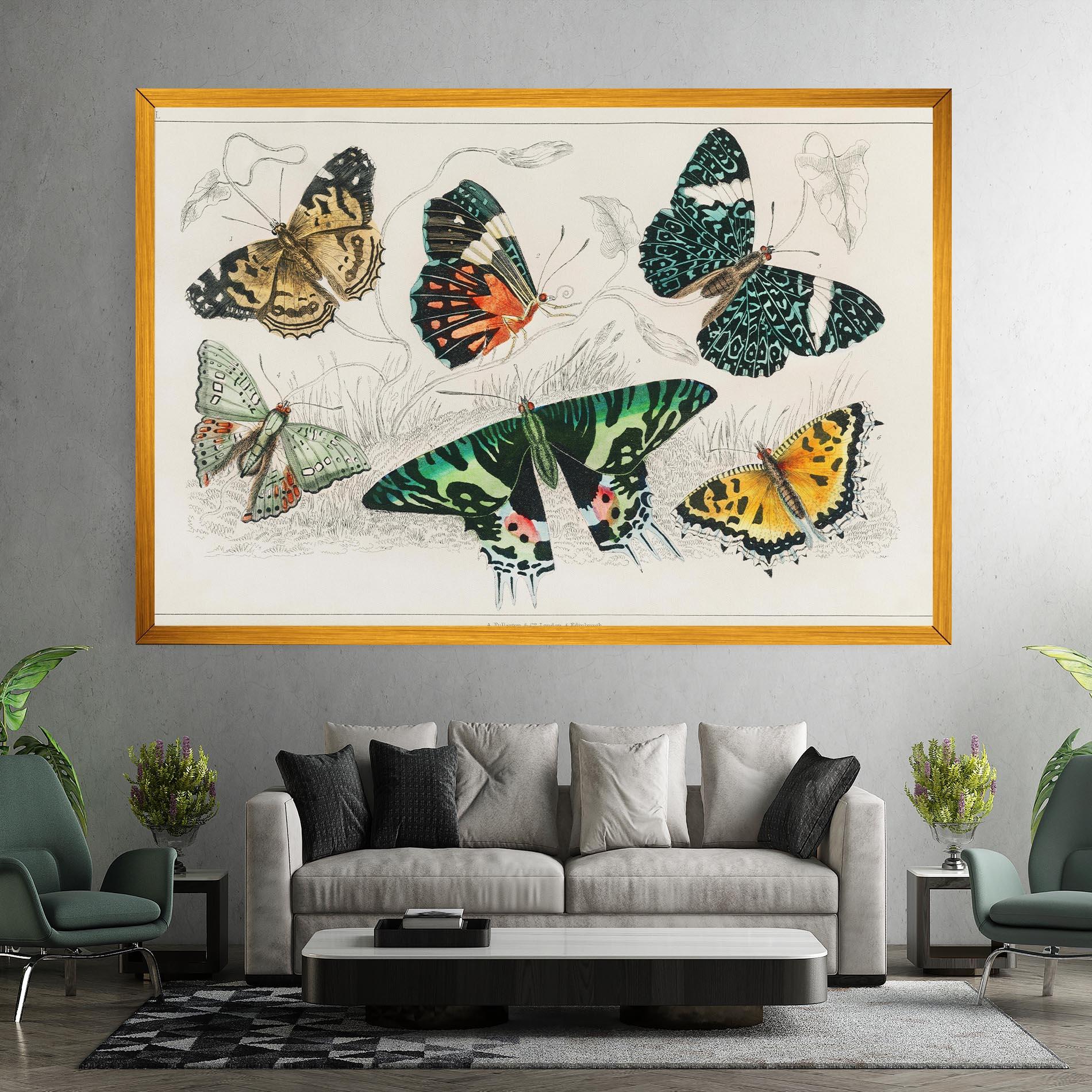 Vászonkép Butterfly Art mockup 7
