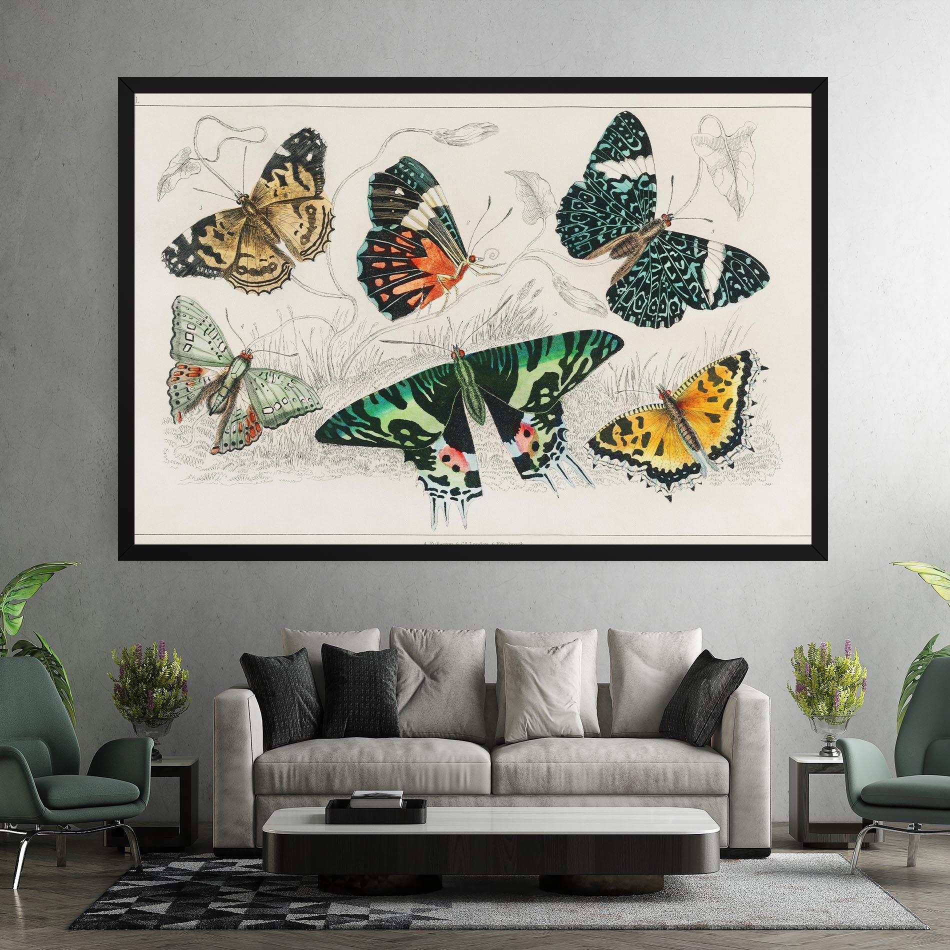 Vászonkép Butterfly Art mockup 7