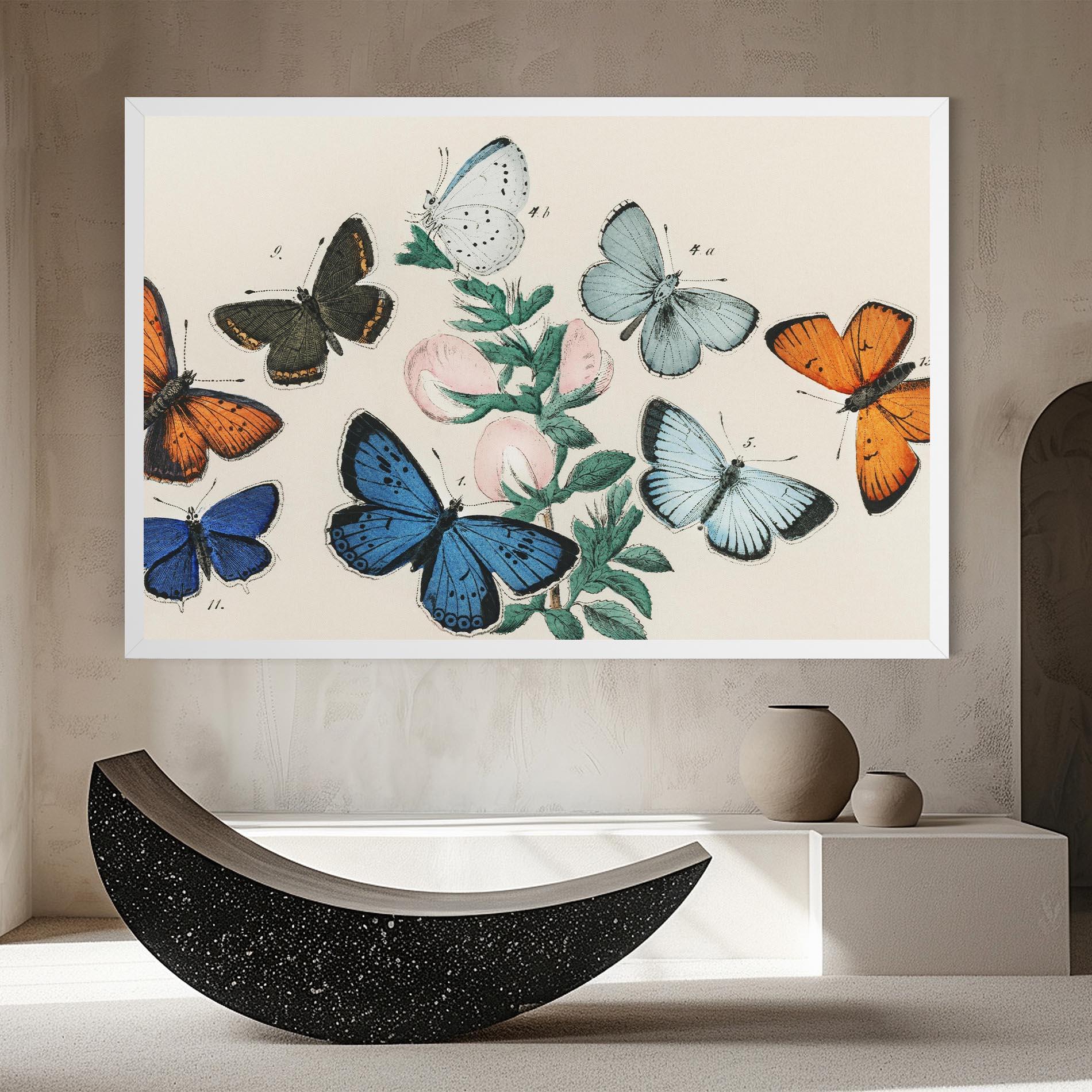 Vászonkép Moving Butterflies mockup 8