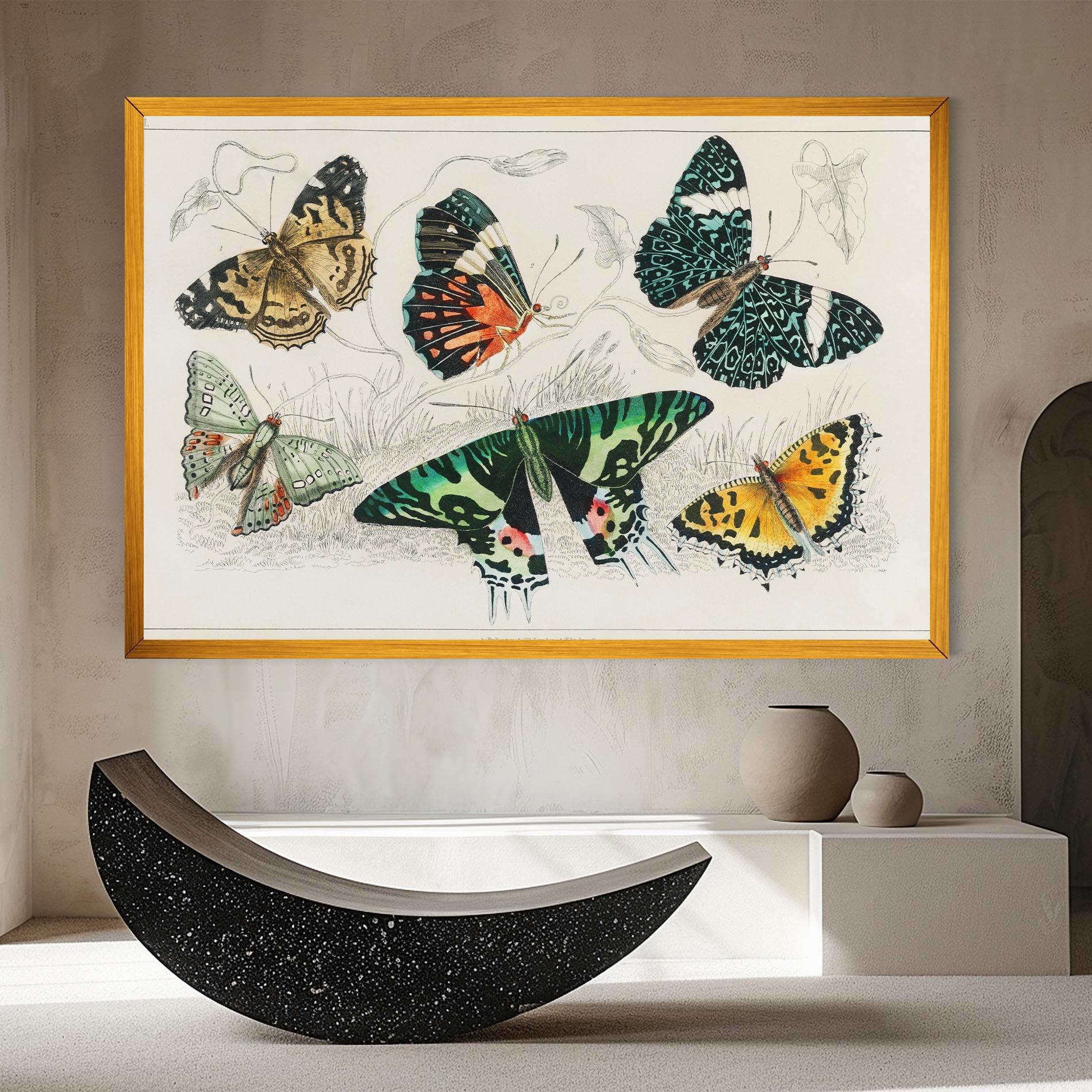 Vászonkép Butterfly Art mockup 8