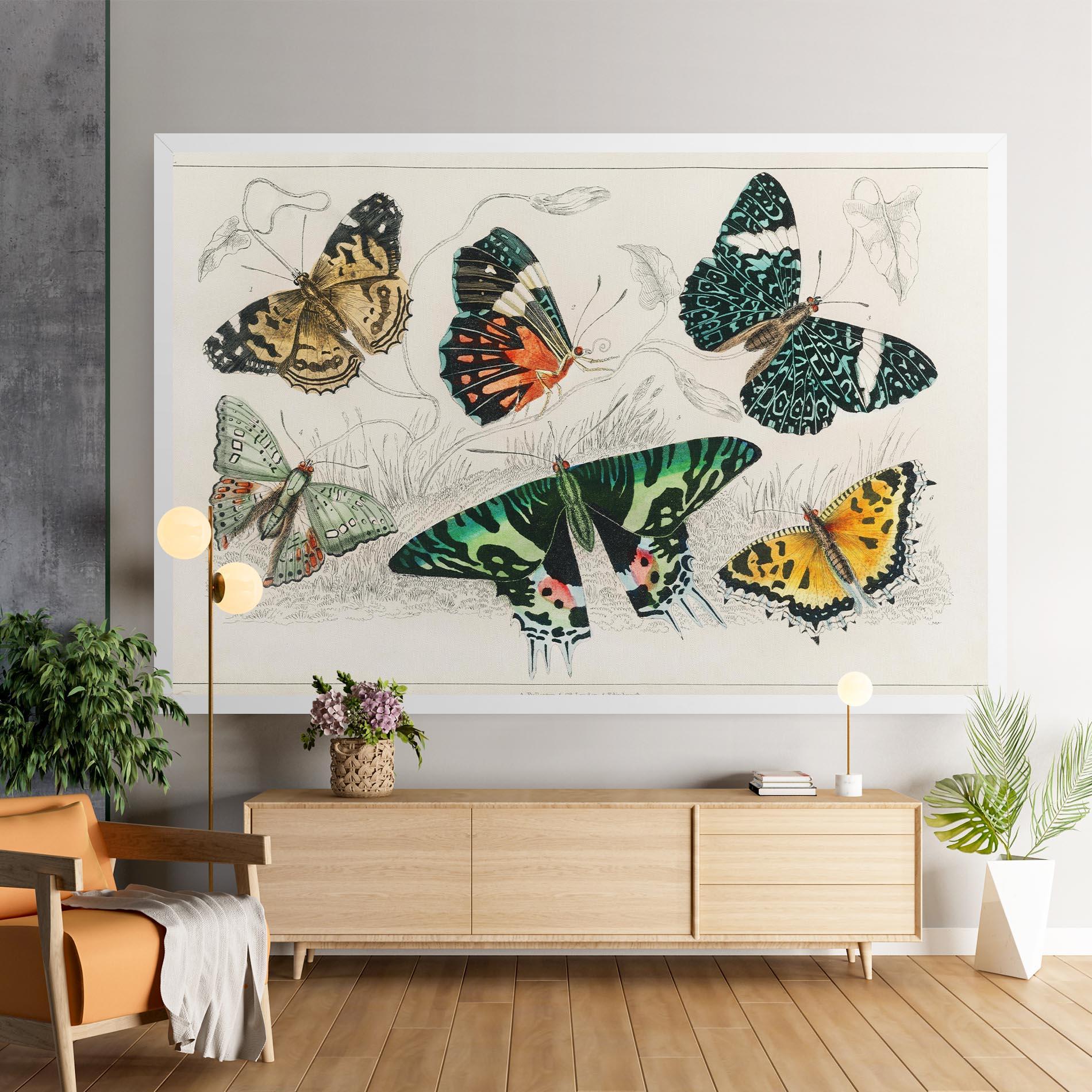 Vászonkép Butterfly Art mockup 9