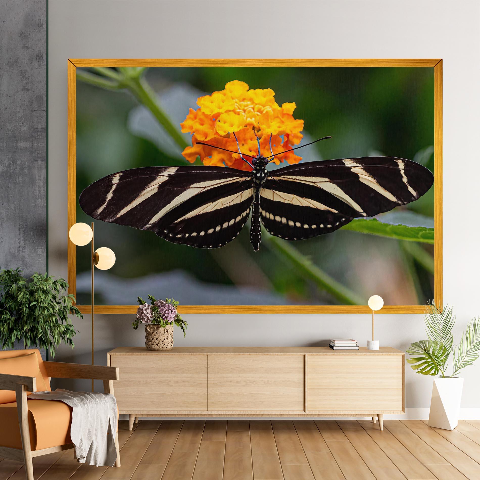 Vászonkép Big Wings Butterfly mockup 9