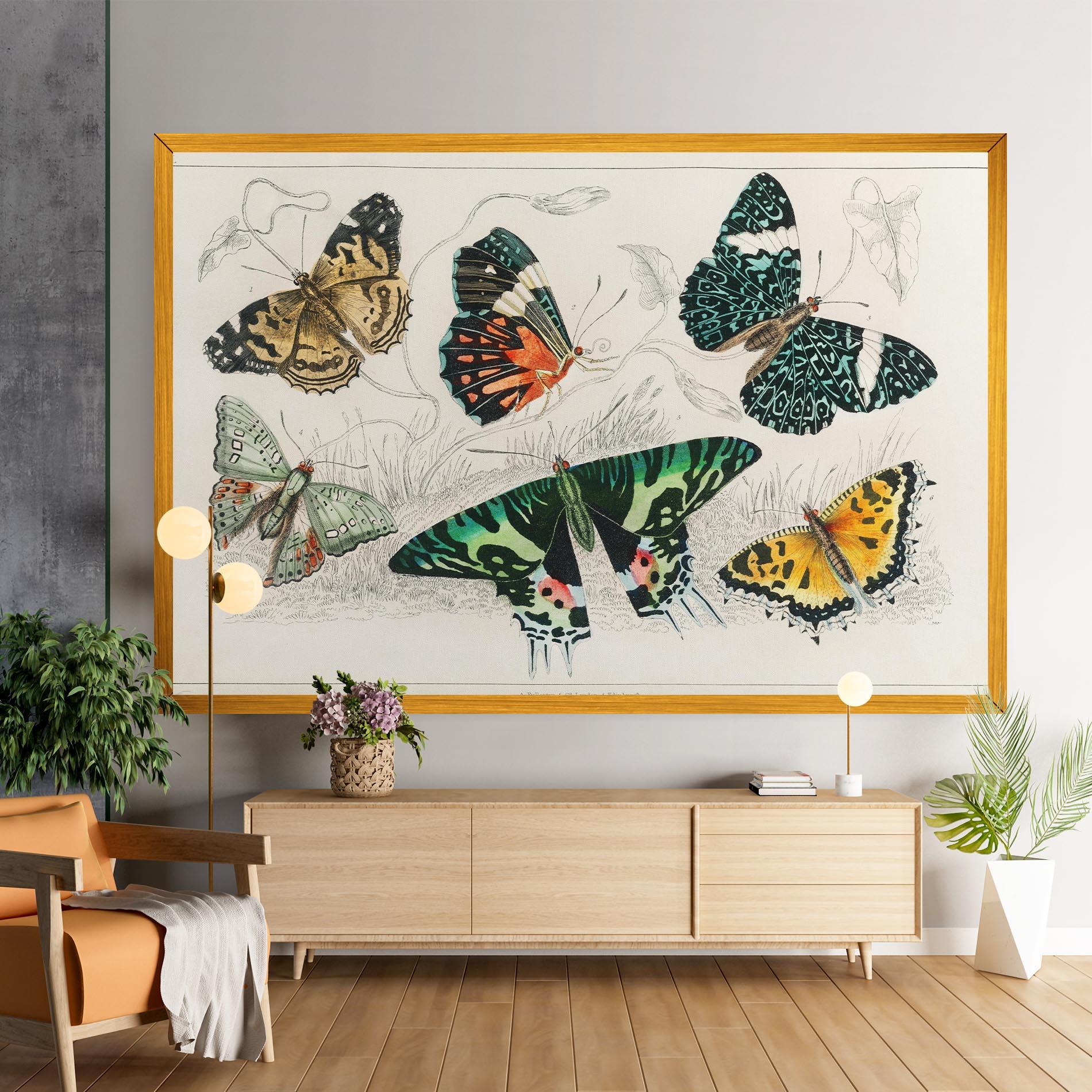 Vászonkép Butterfly Art mockup 9