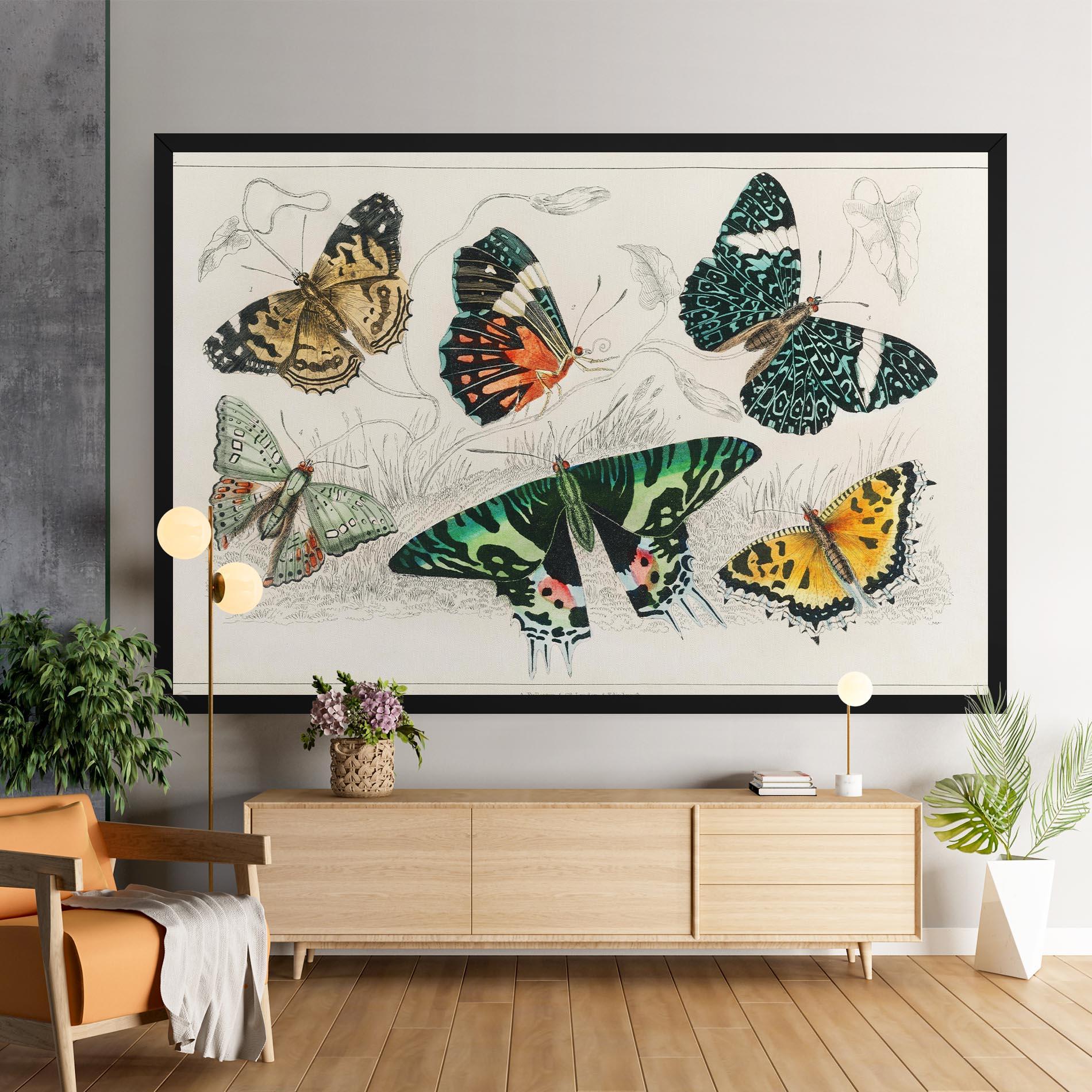 Vászonkép Butterfly Art mockup 9