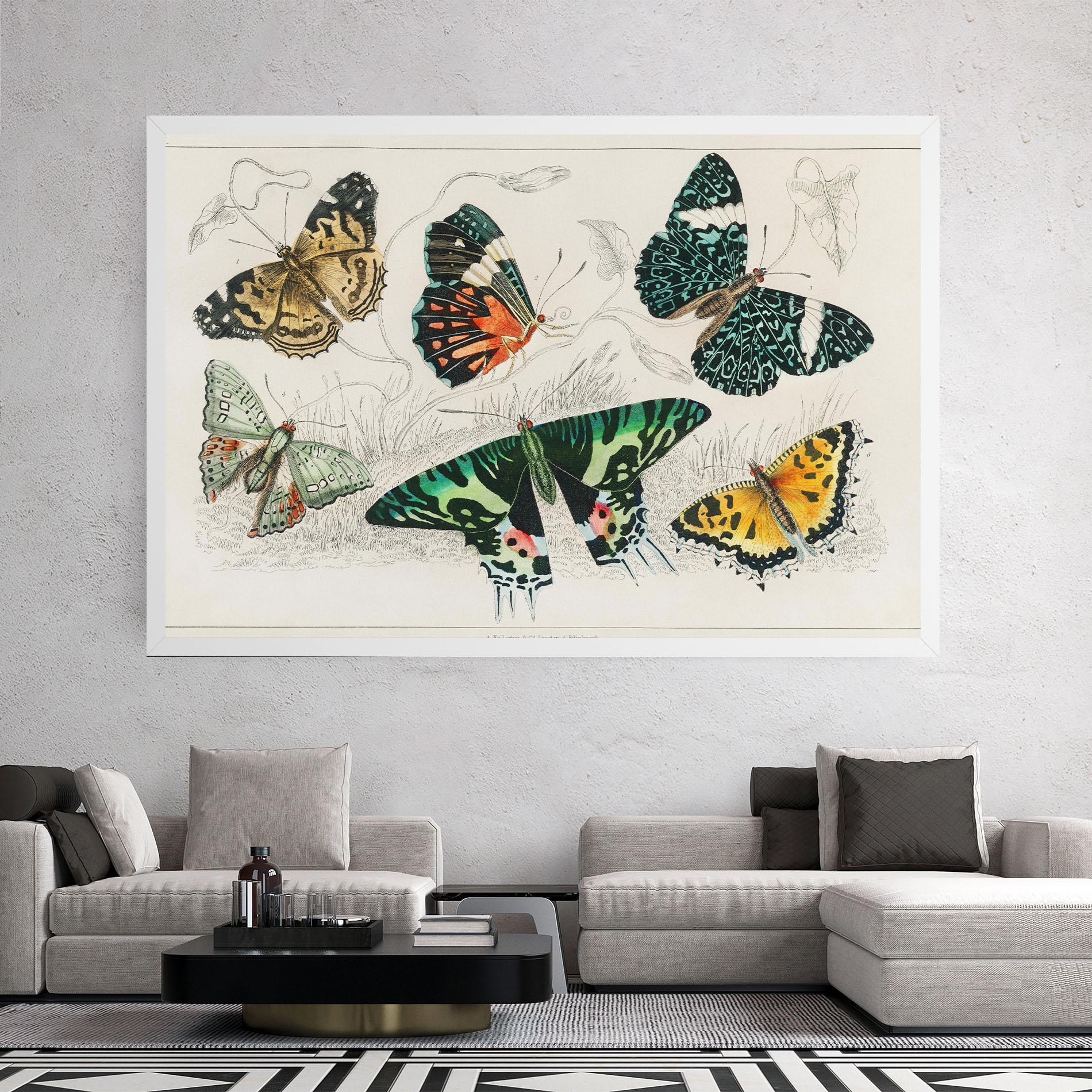 Vászonkép Butterfly Art mockup 2