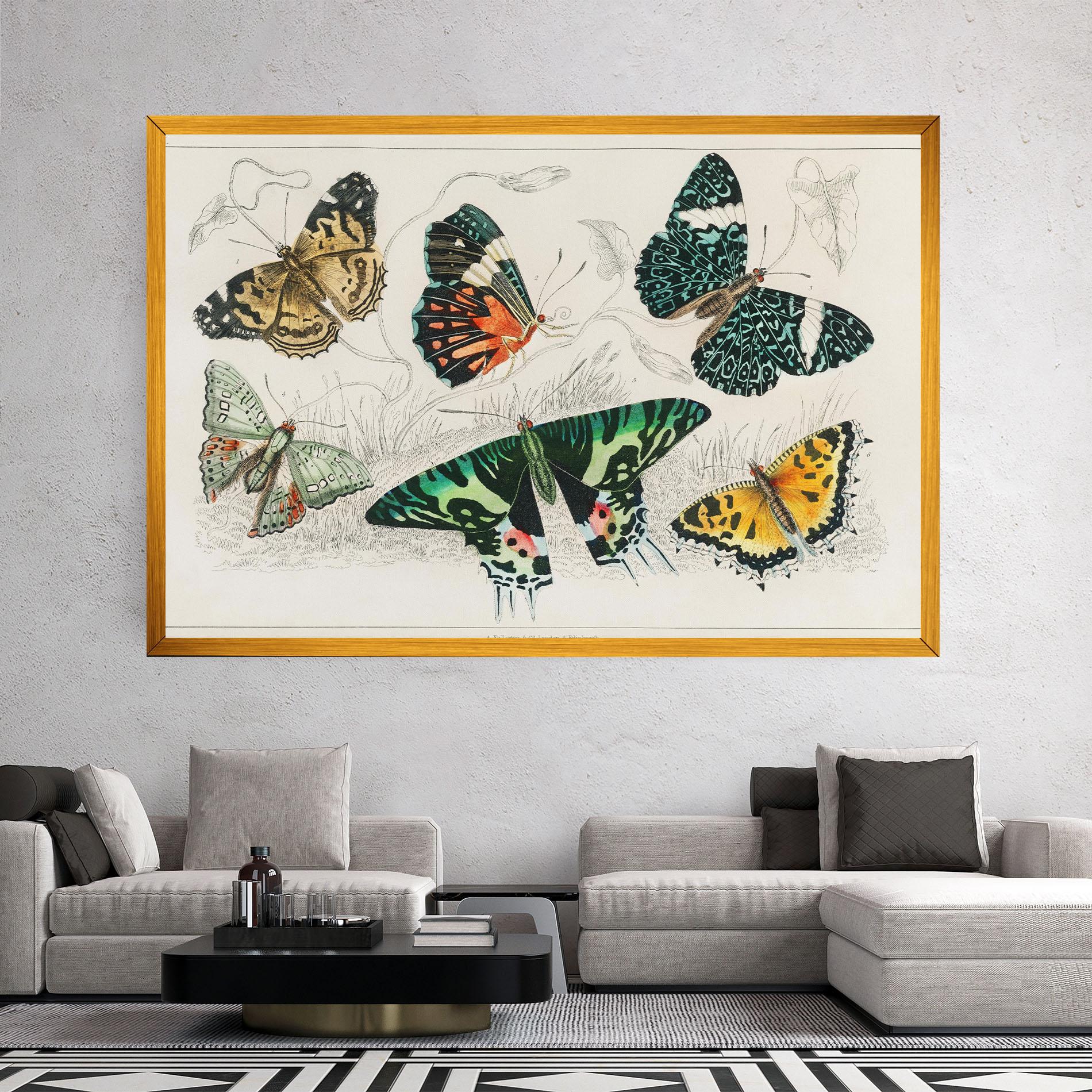 Vászonkép Butterfly Art mockup 2