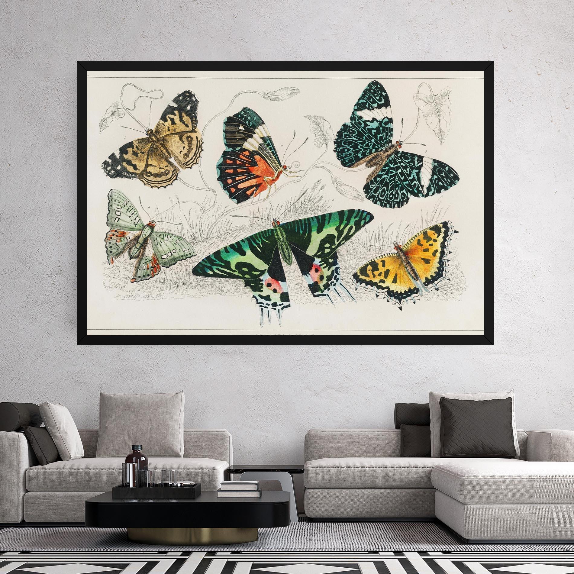 Vászonkép Butterfly Art mockup 2