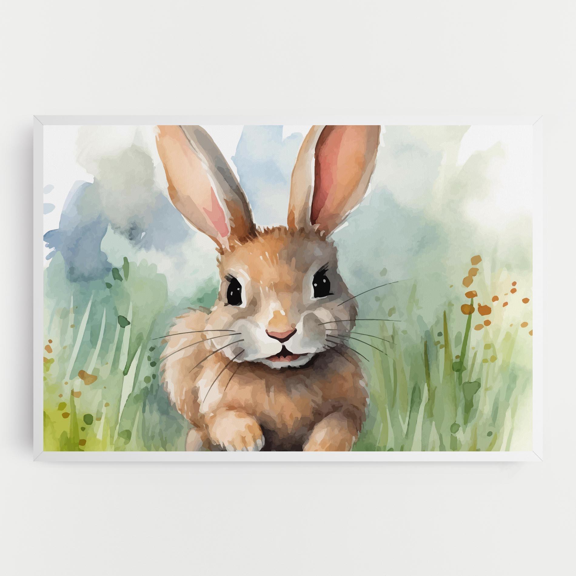 Vászonkép Brown Cream Bunny mockup 0