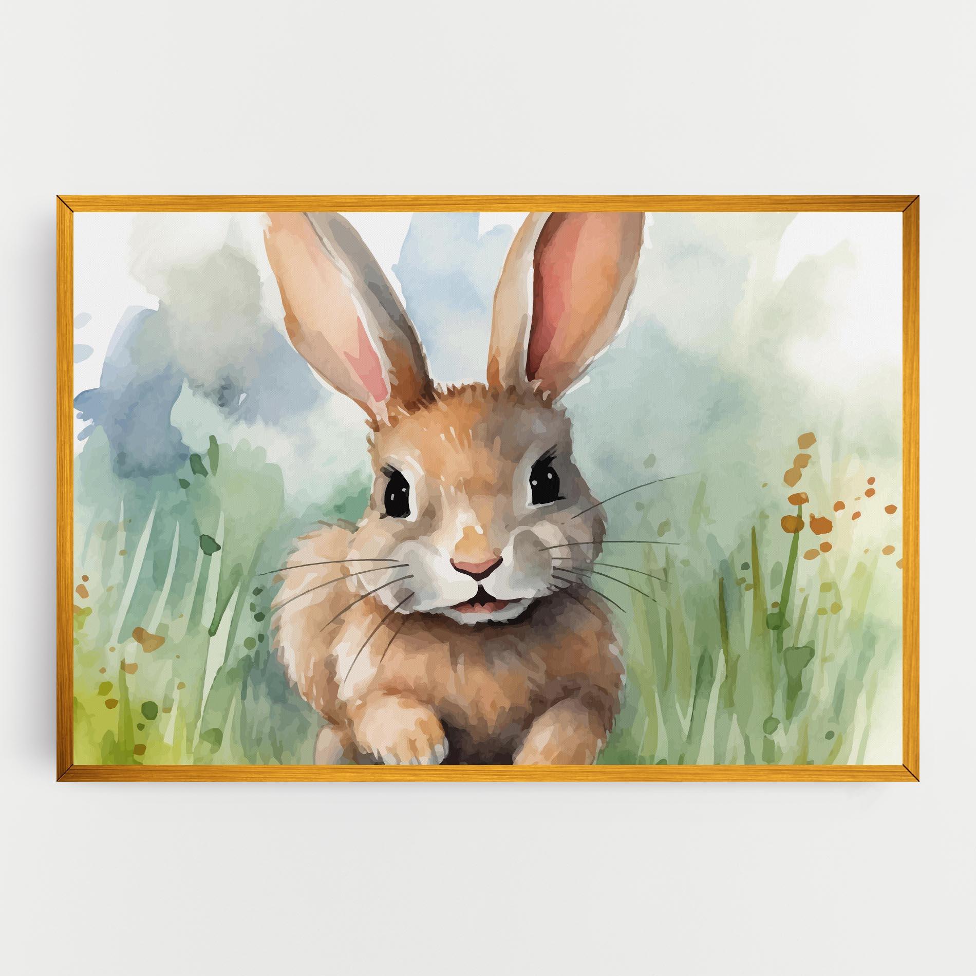 Vászonkép Brown Cream Bunny mockup 0