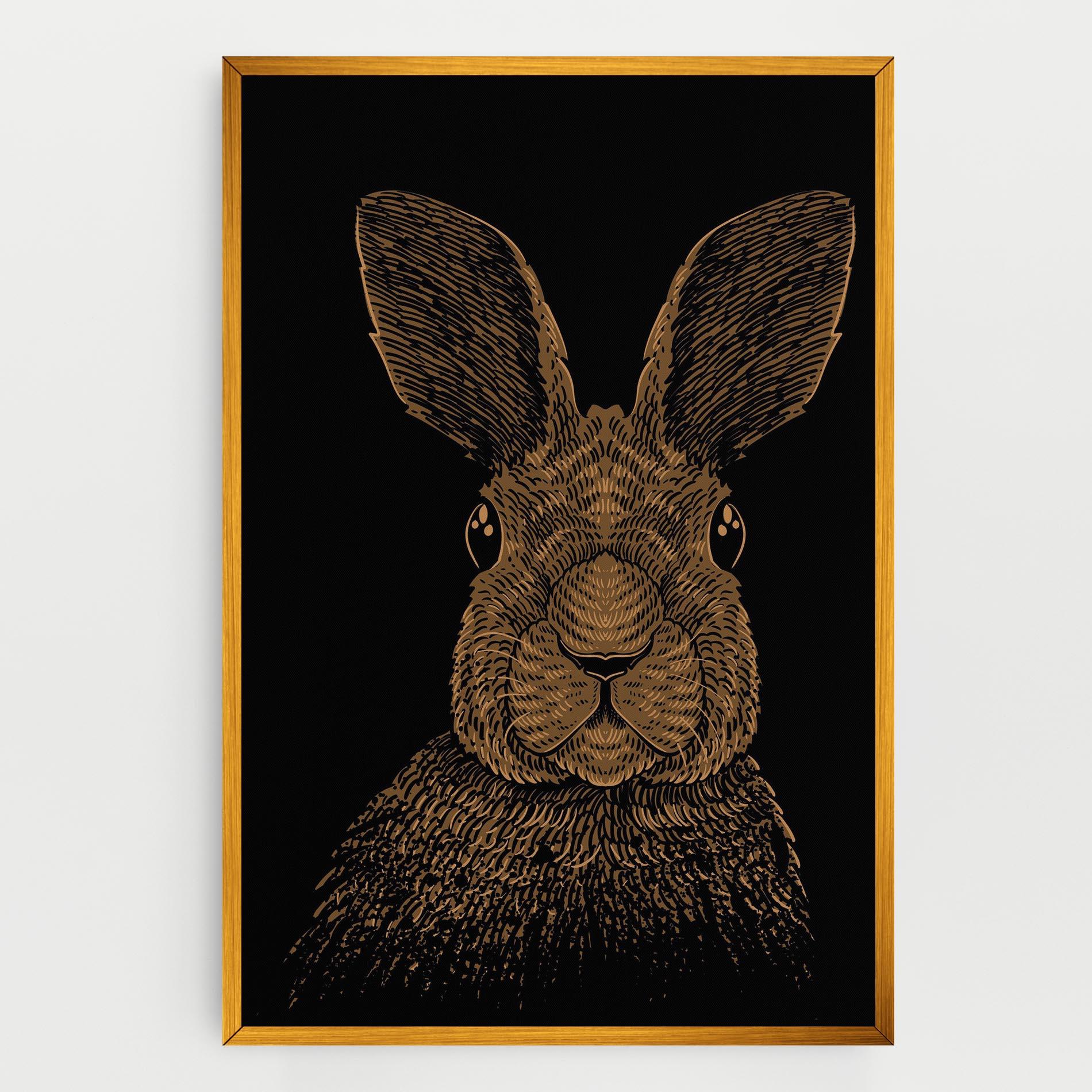 Vászonkép Brown Bunny mockup 0