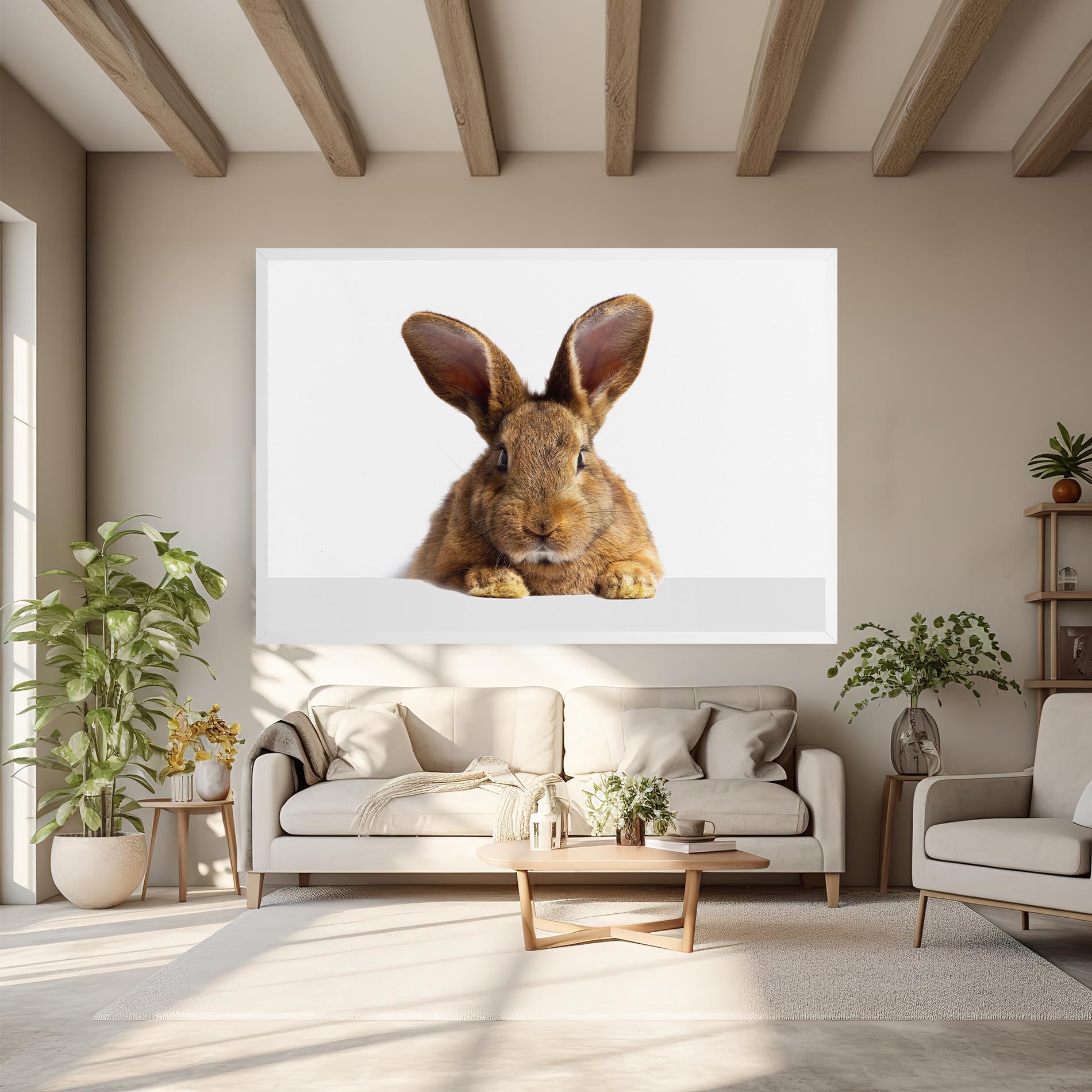 Vászonkép Brown Cute Bunny mockup 6