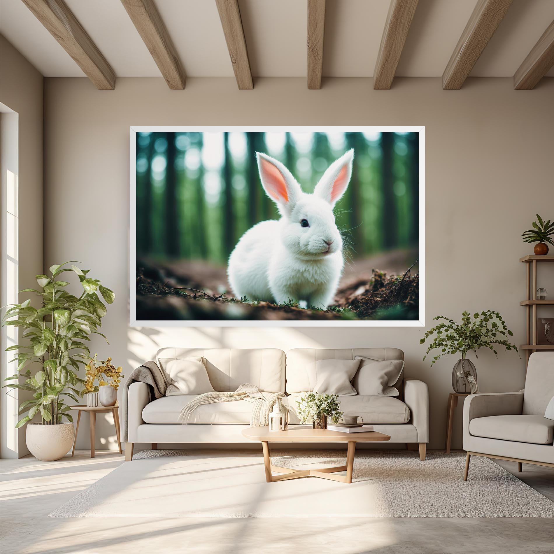 Vászonkép Forest Bunny mockup 6