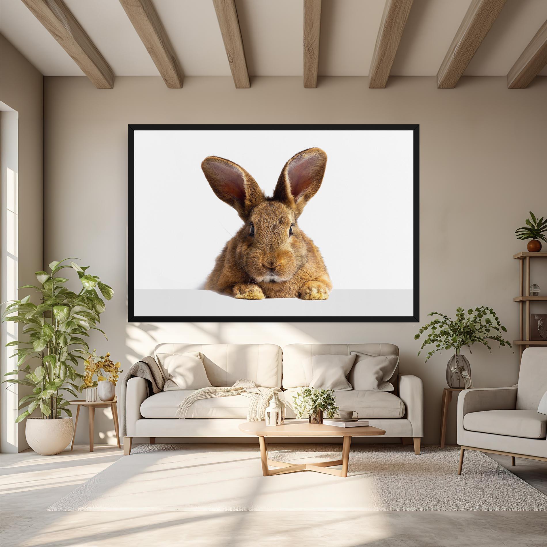 Vászonkép Brown Cute Bunny mockup 6