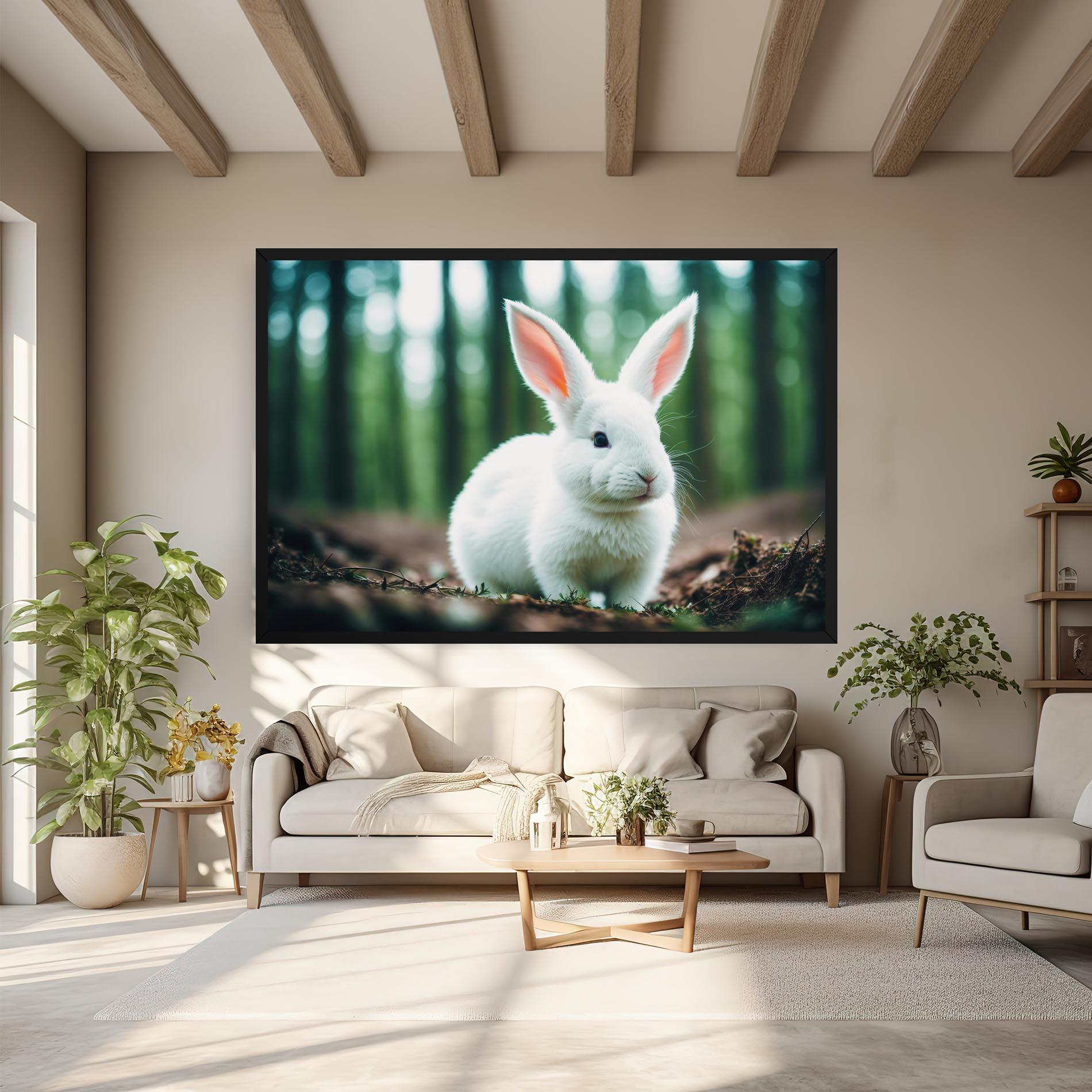 Vászonkép Forest Bunny mockup 6
