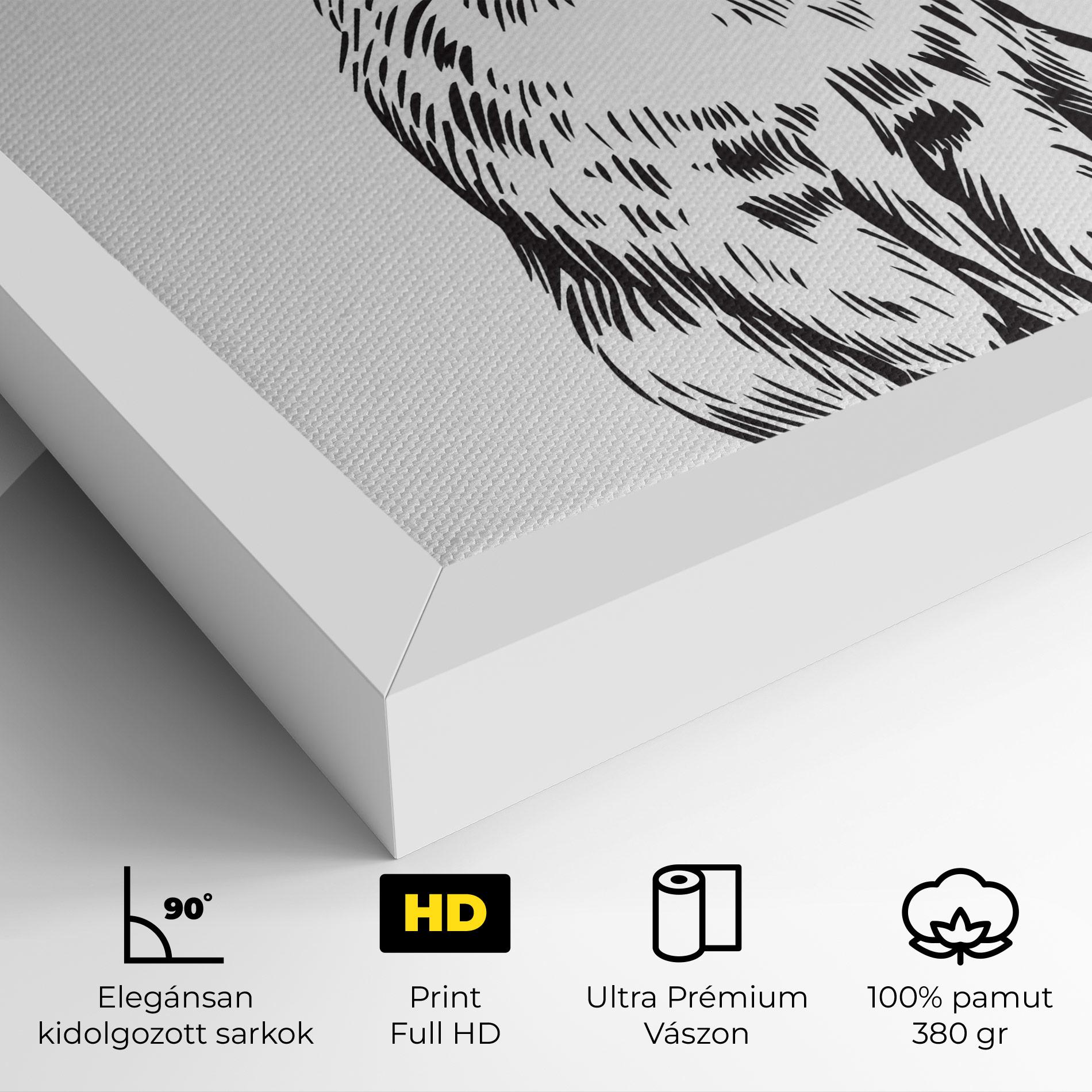 Vászonkép Cute Bunny mockup 4