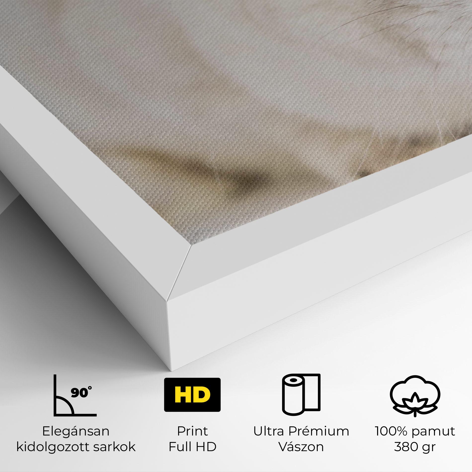 Vászonkép Light Grey Bunny mockup 4