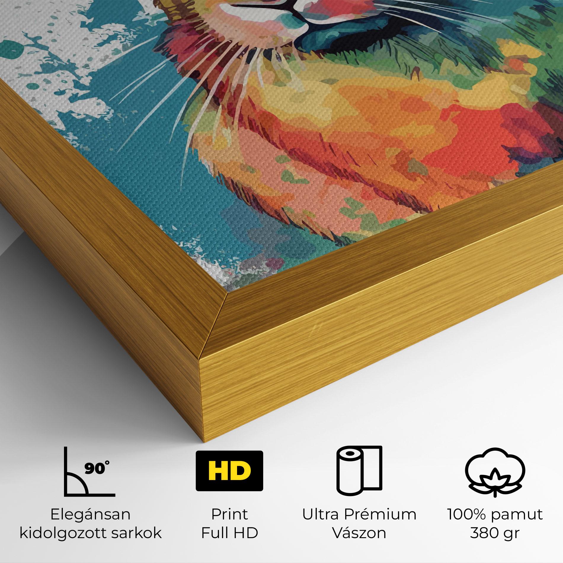 Vászonkép Brush Rabbit mockup 4