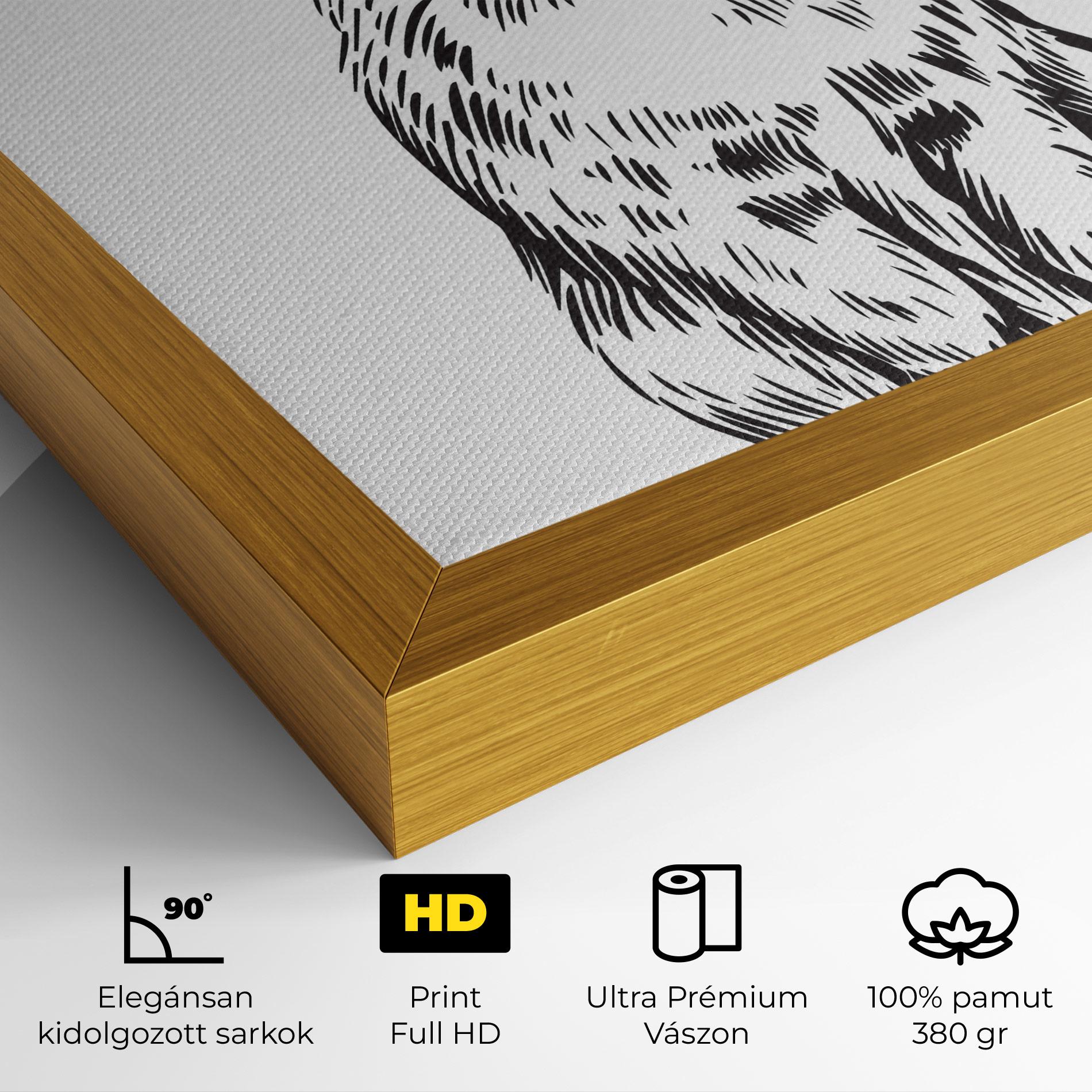 Vászonkép Cute Bunny mockup 4