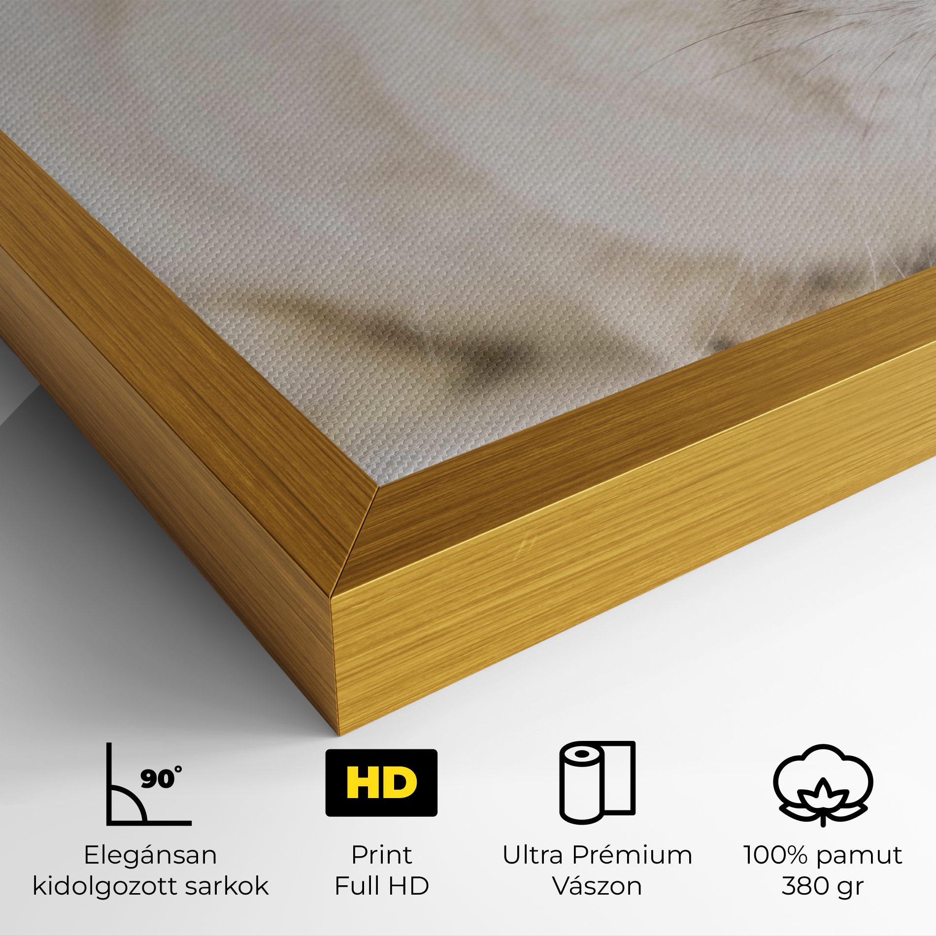 Vászonkép Light Grey Bunny mockup 4