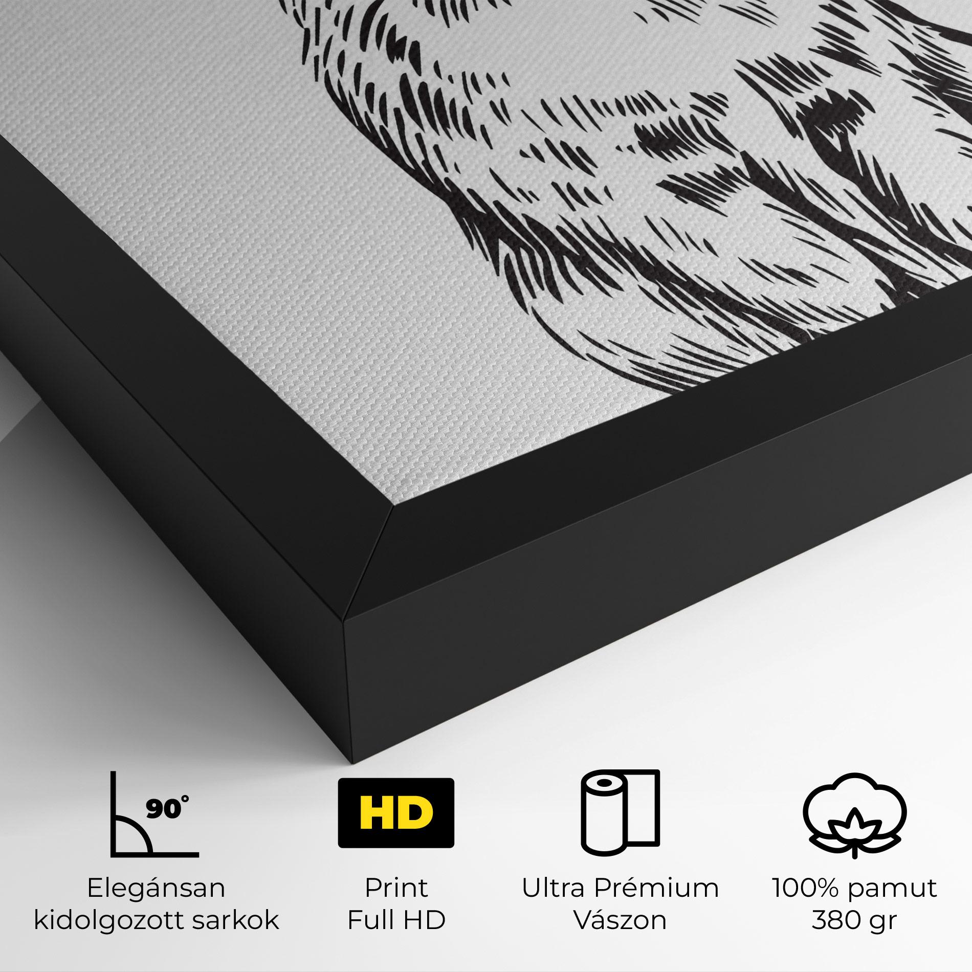 Vászonkép Cute Bunny mockup 4