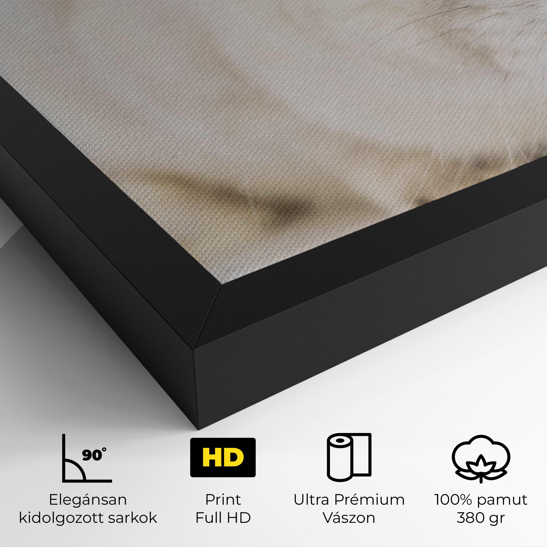 Vászonkép Light Grey Bunny mockup 4