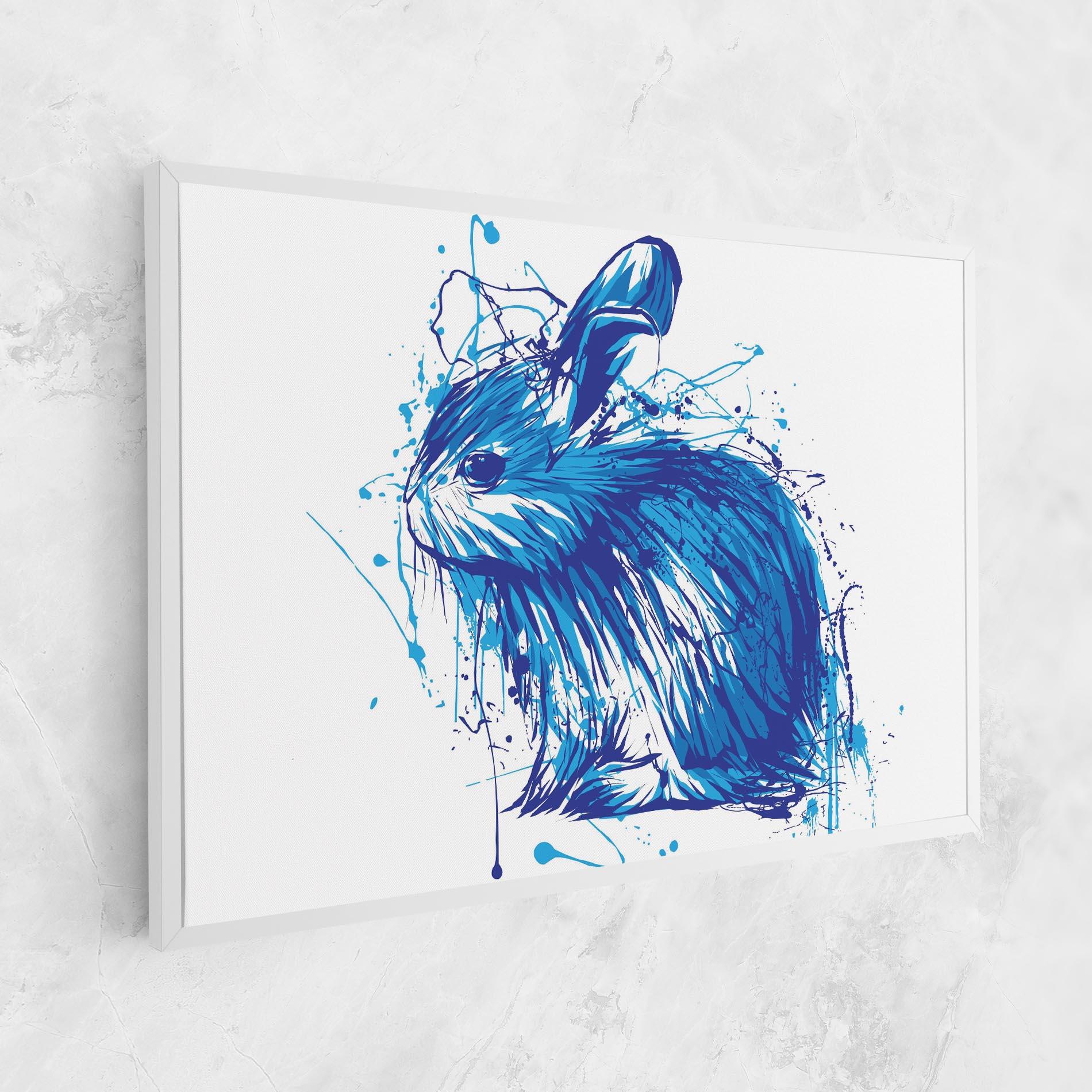 Vászonkép Blue Bunny mockup 1