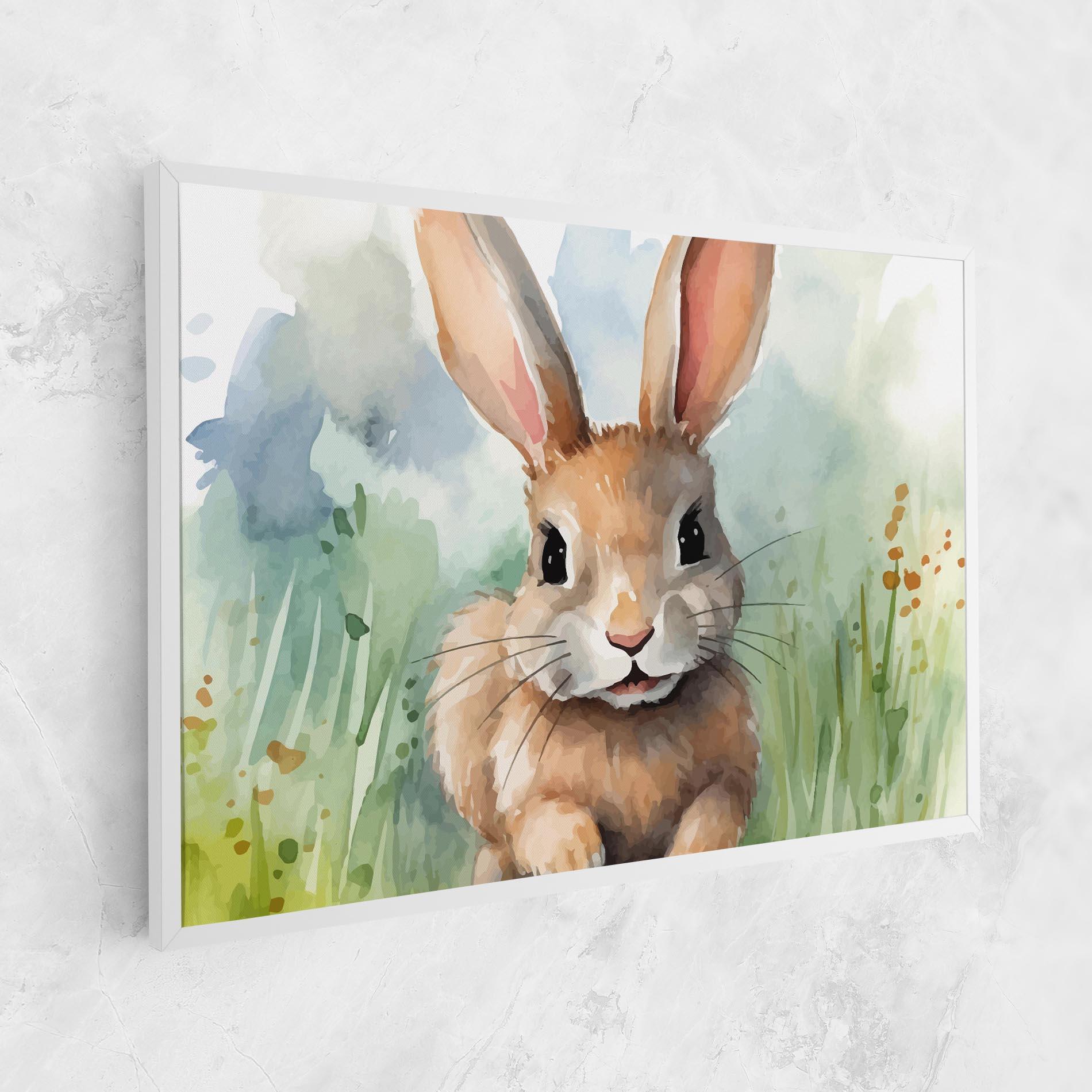 Vászonkép Brown Cream Bunny mockup 1