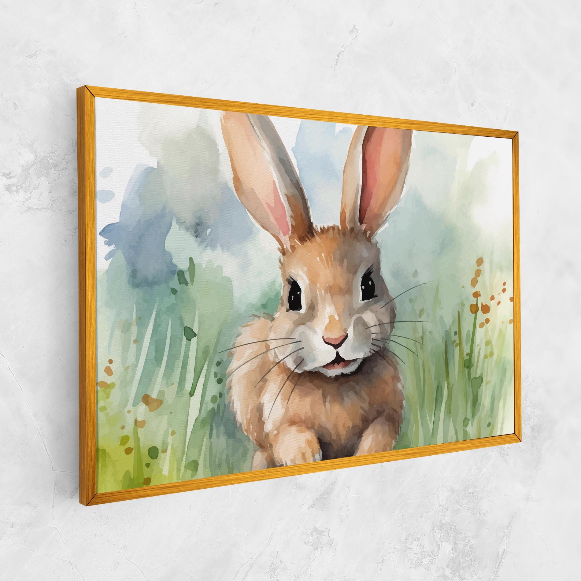 Vászonkép Brown Cream Bunny mockup 1