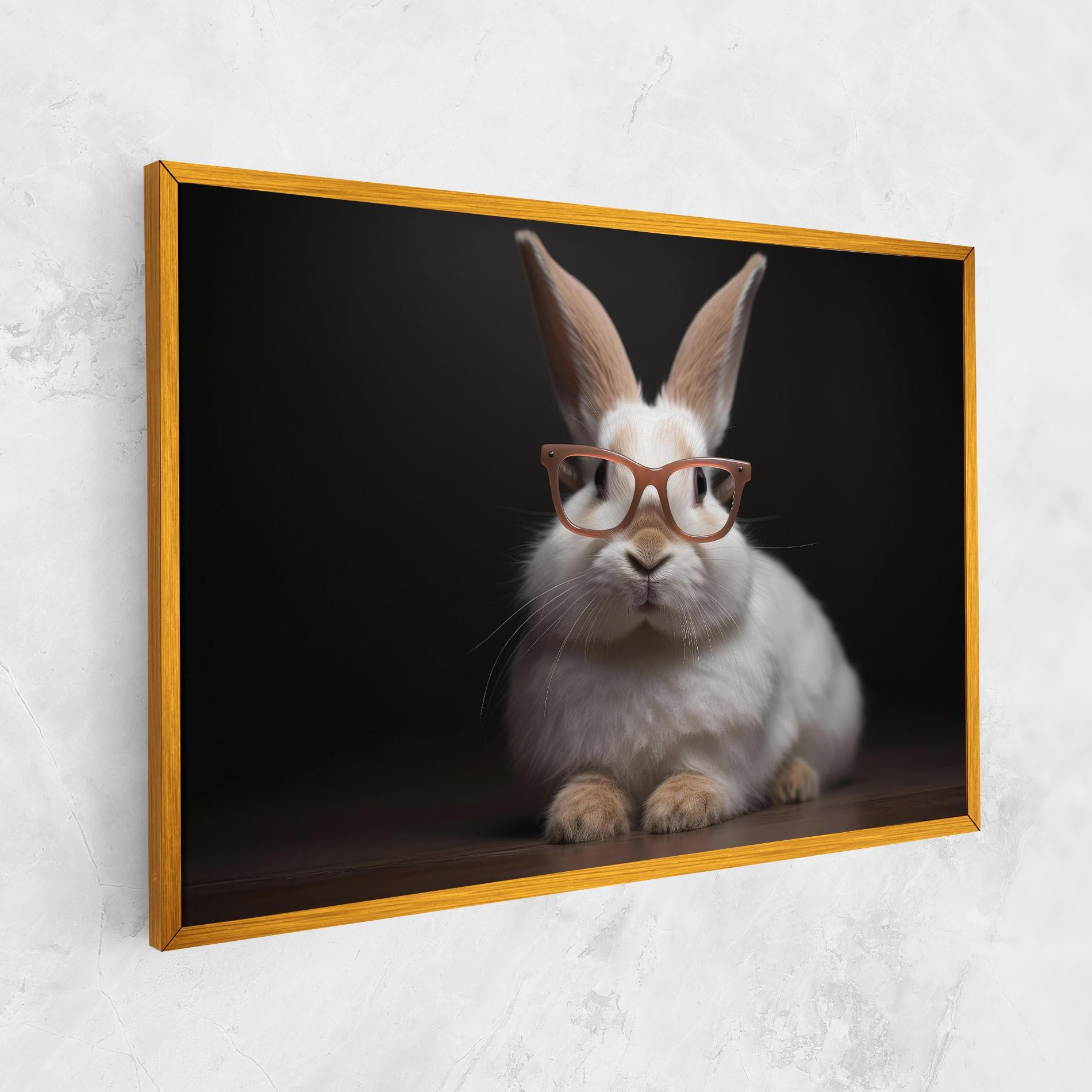Vászonkép Eyeglasses Bunny mockup 1