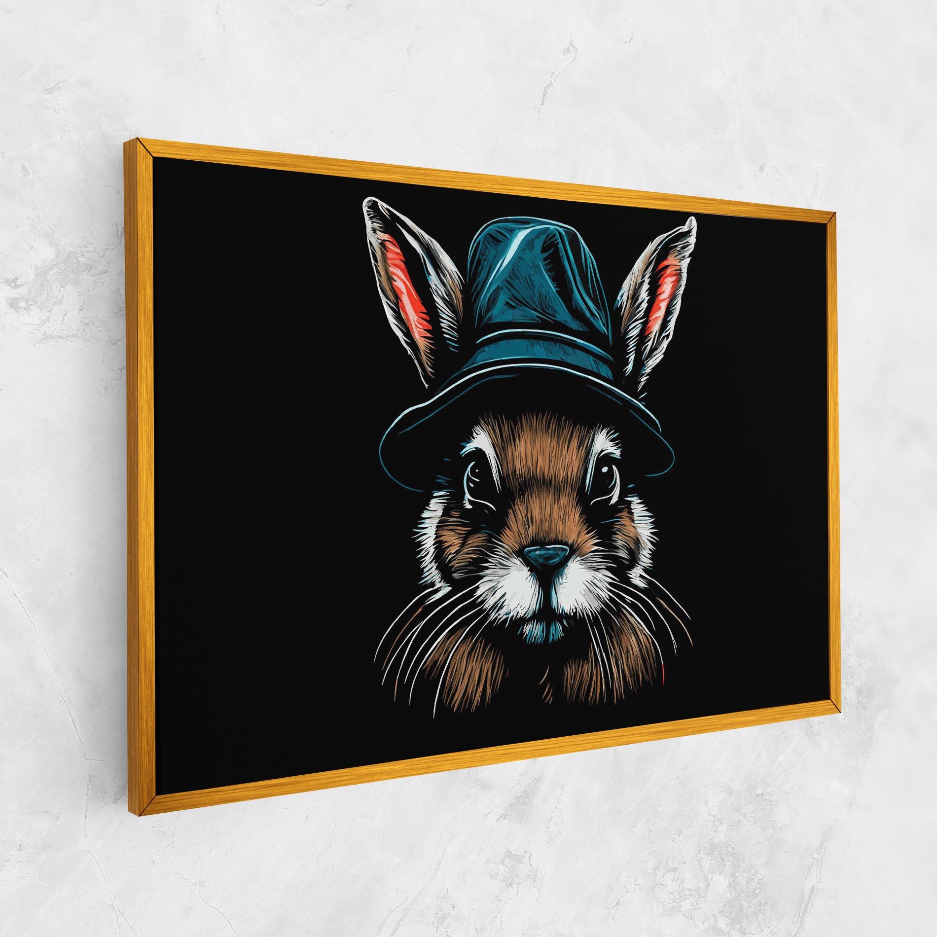 Vászonkép Hat Bunny mockup 1