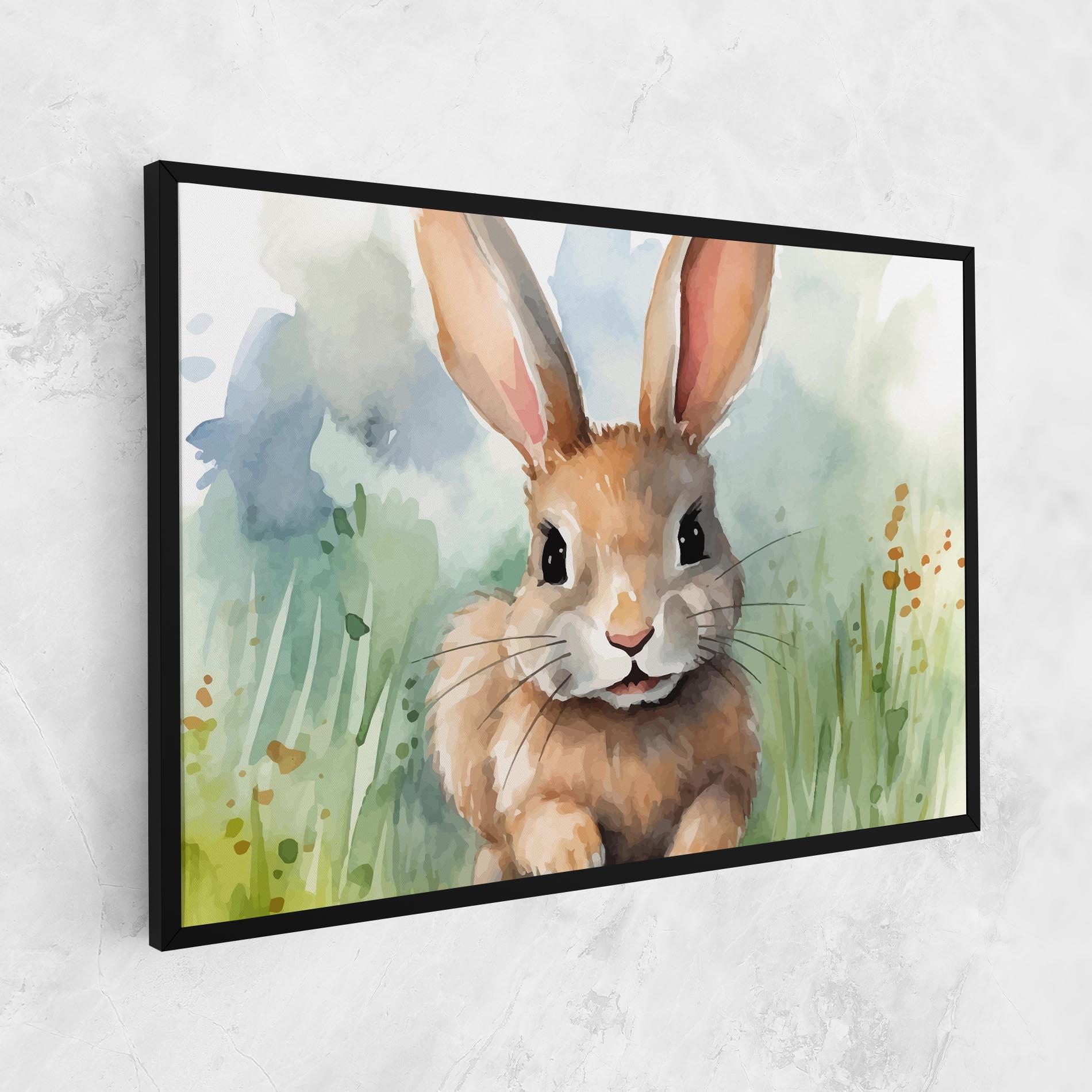 Vászonkép Brown Cream Bunny mockup 1