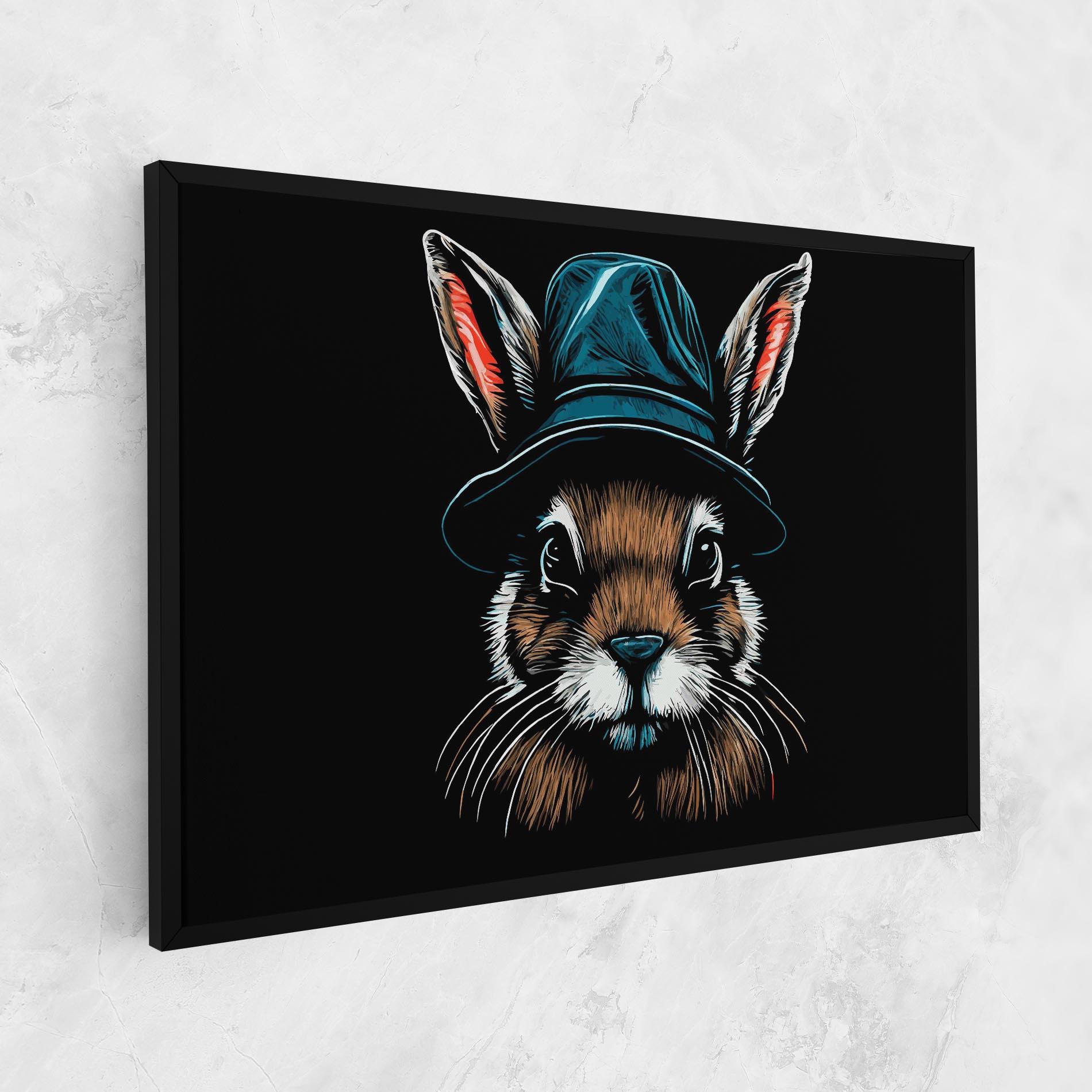 Vászonkép Hat Bunny mockup 1