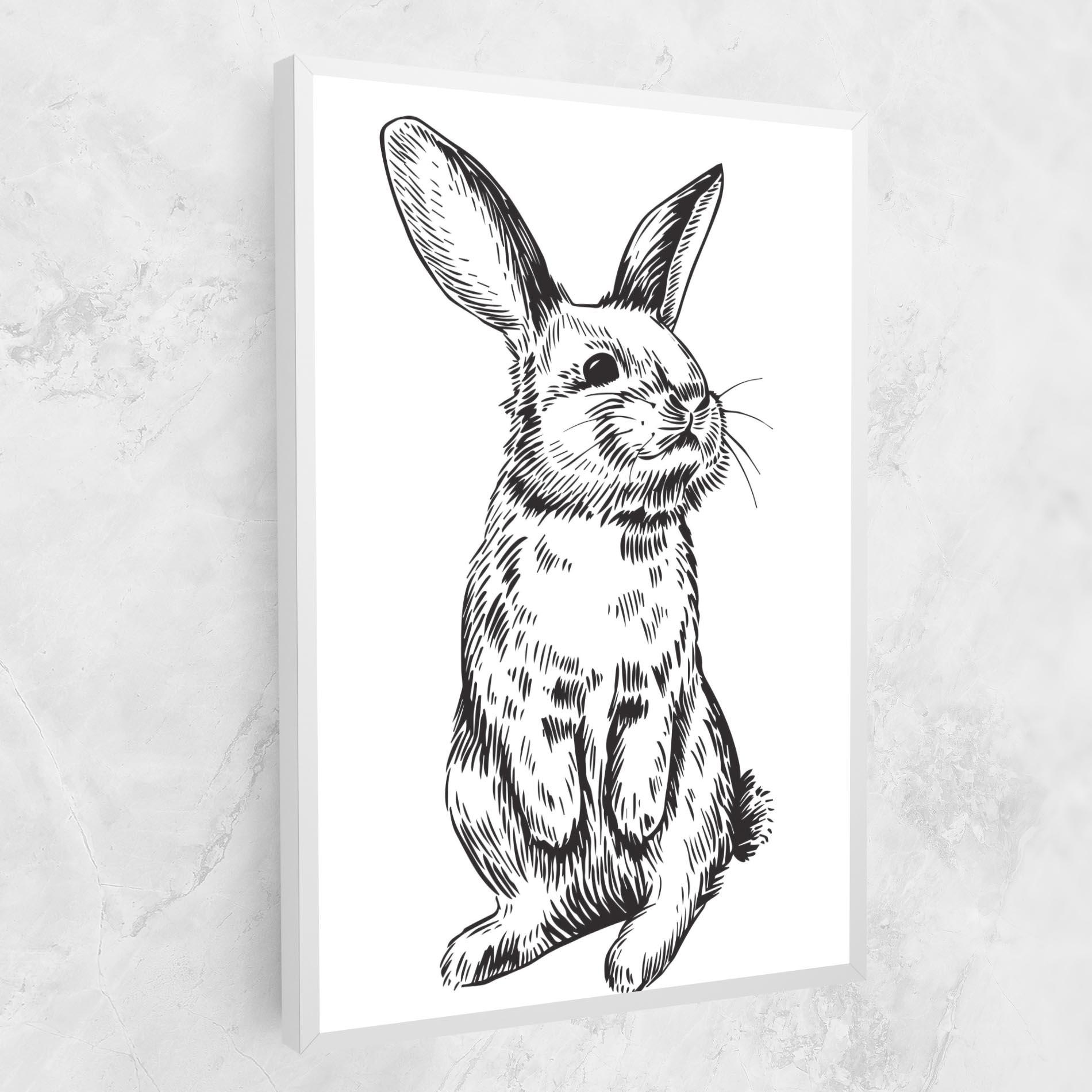 Vászonkép Cute Bunny mockup 1