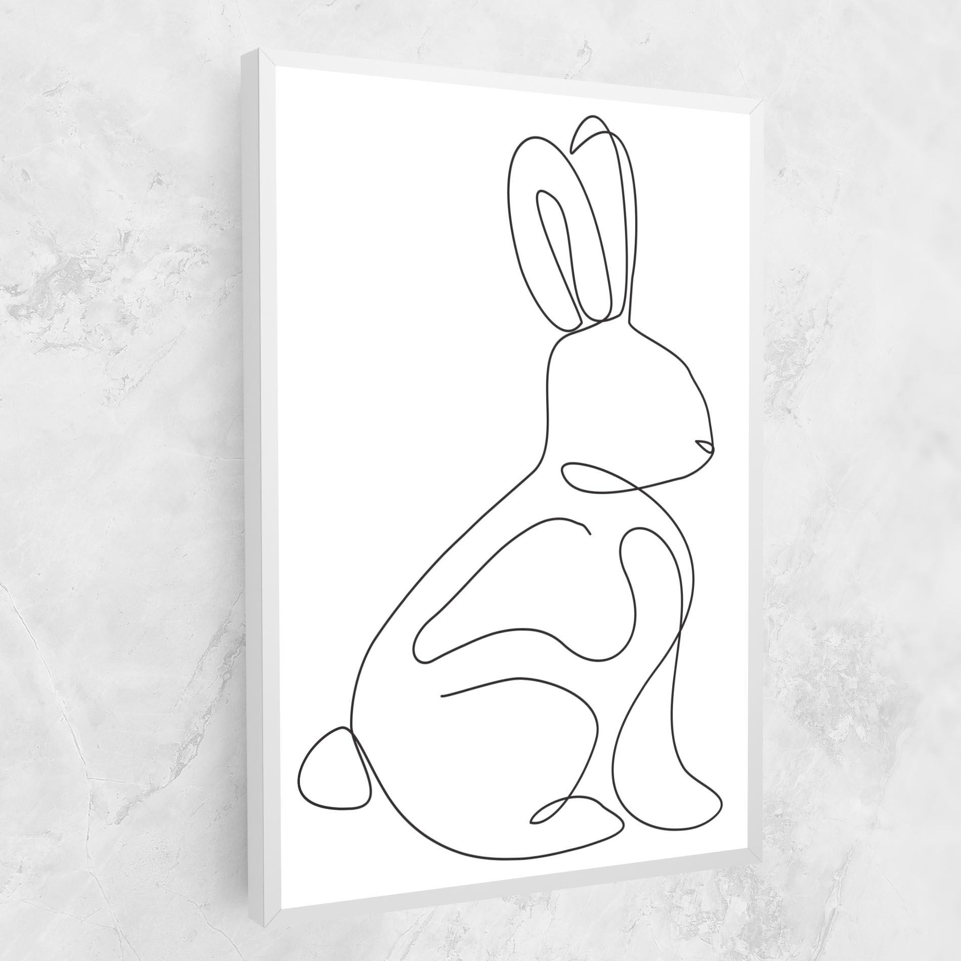 Vászonkép Cute Rabbit mockup 1
