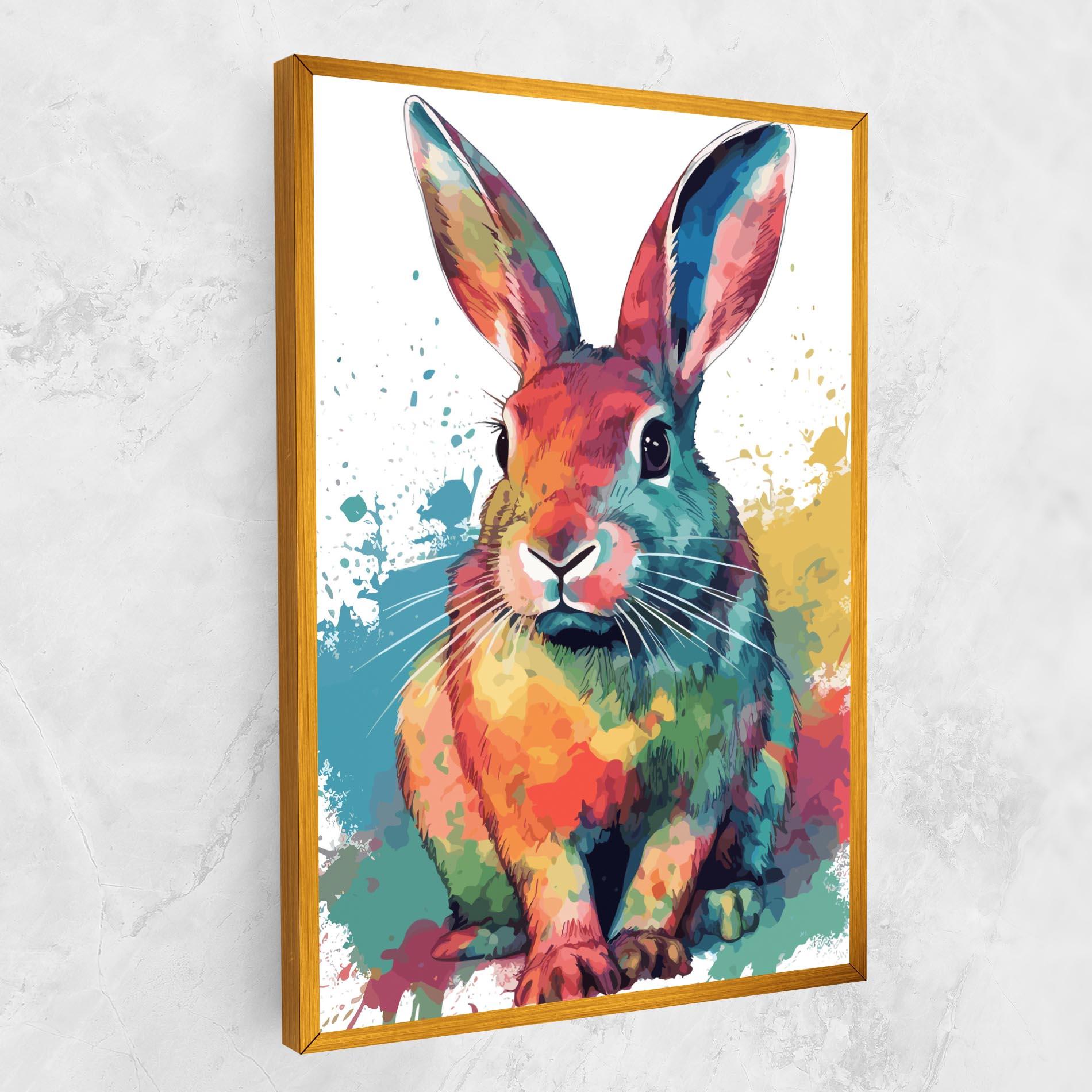 Vászonkép Brush Rabbit mockup 1